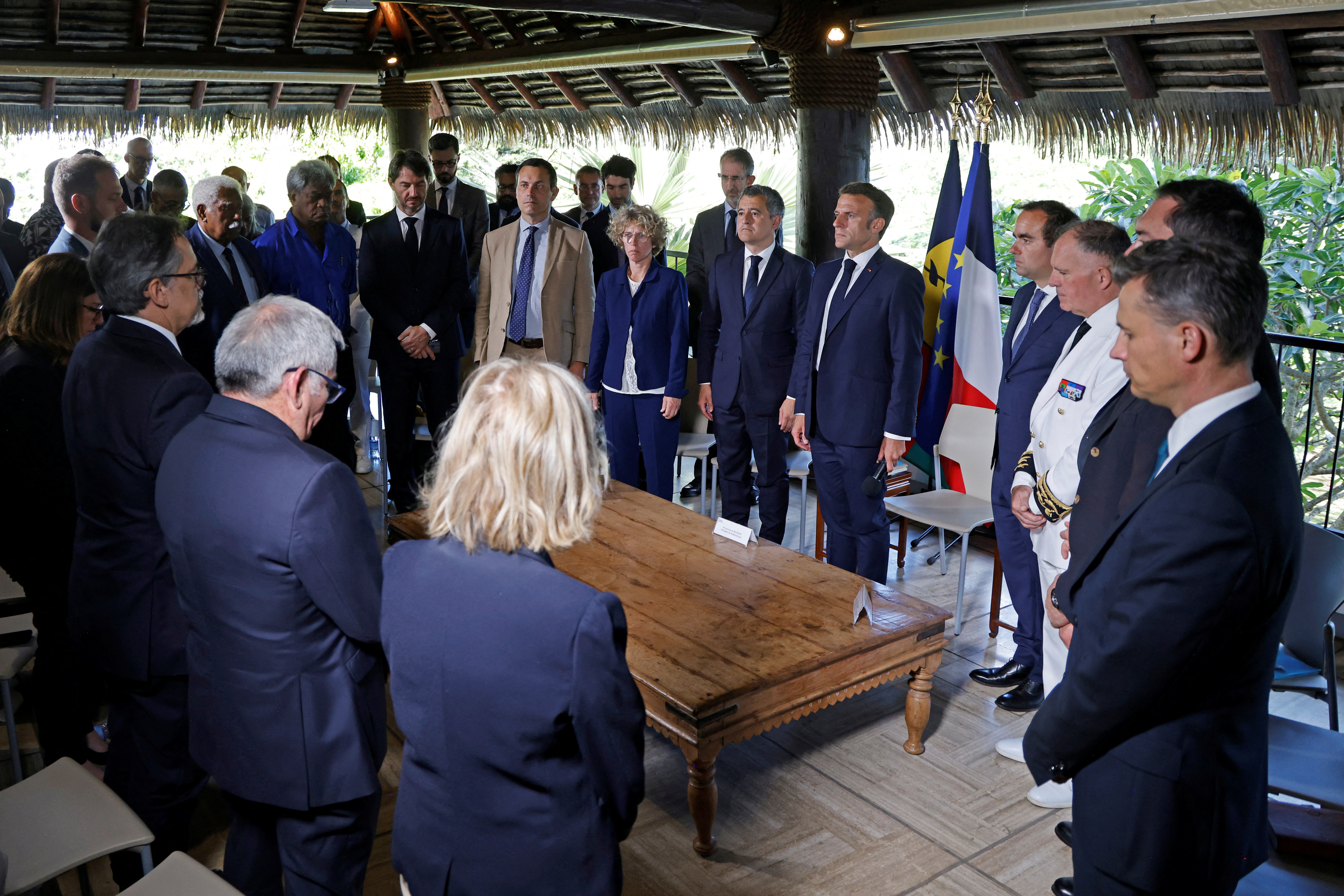 French President Macron visits New Caledonia