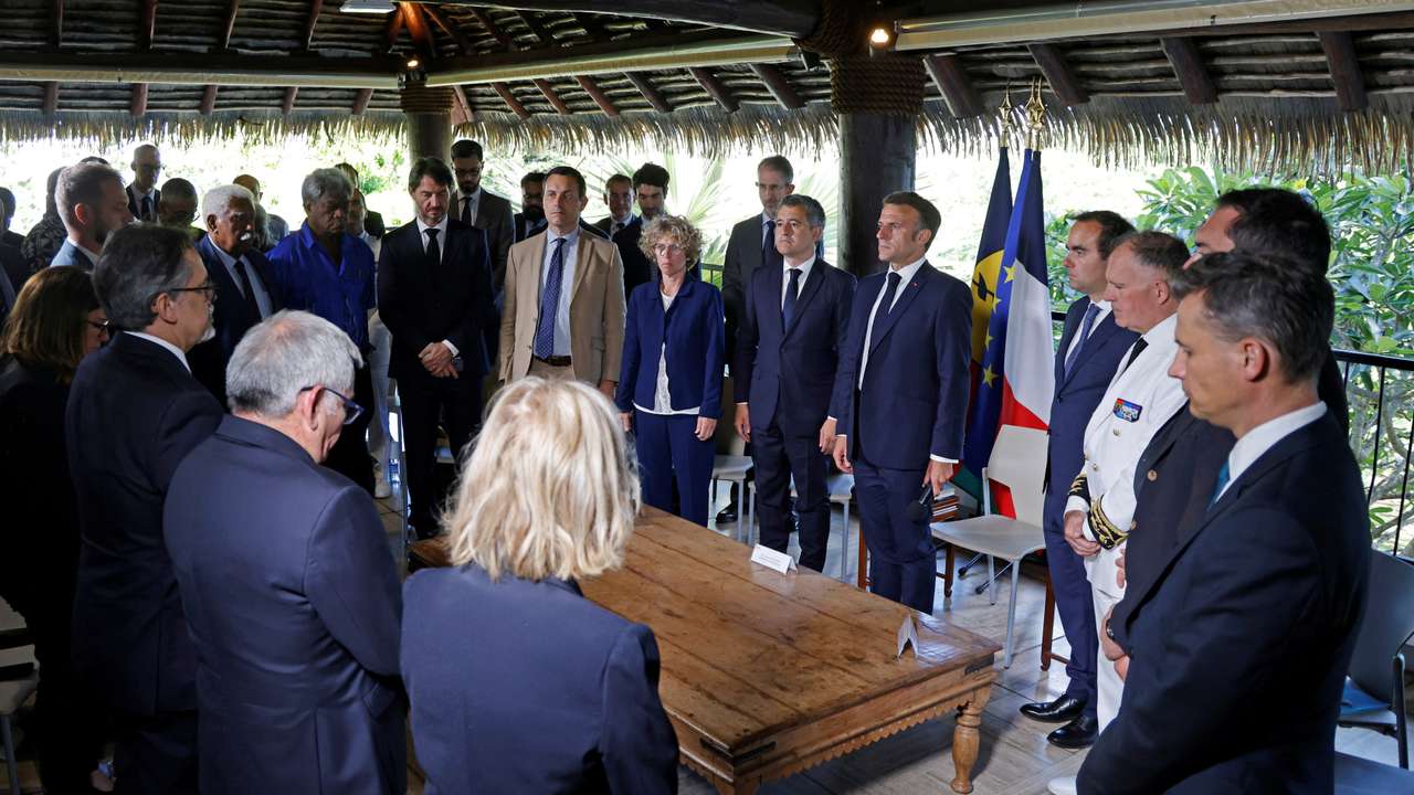 French President Macron visits New Caledonia