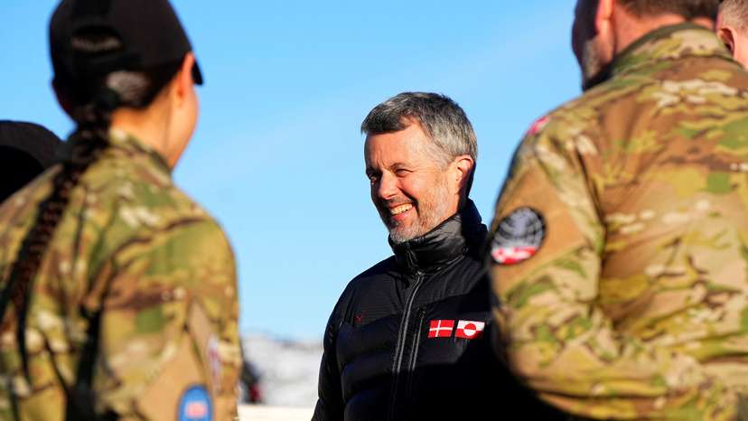 Denmark's King Frederik visits Greenland