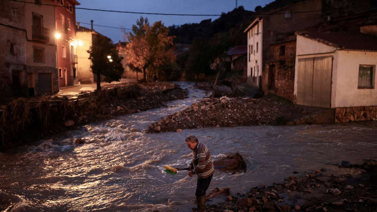 Floods in Spain kill at least 72 as year of rain falls in a day in Valencia