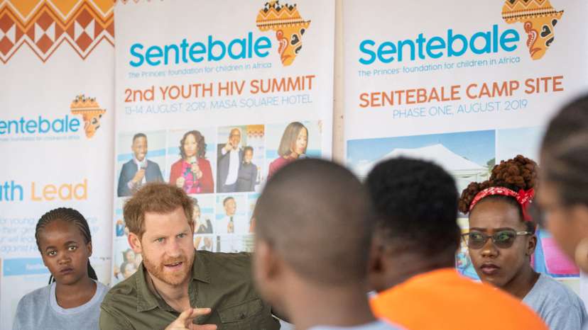 FILE PHOTO: Prince Harry takes part in Commonwealth activities in Botswana