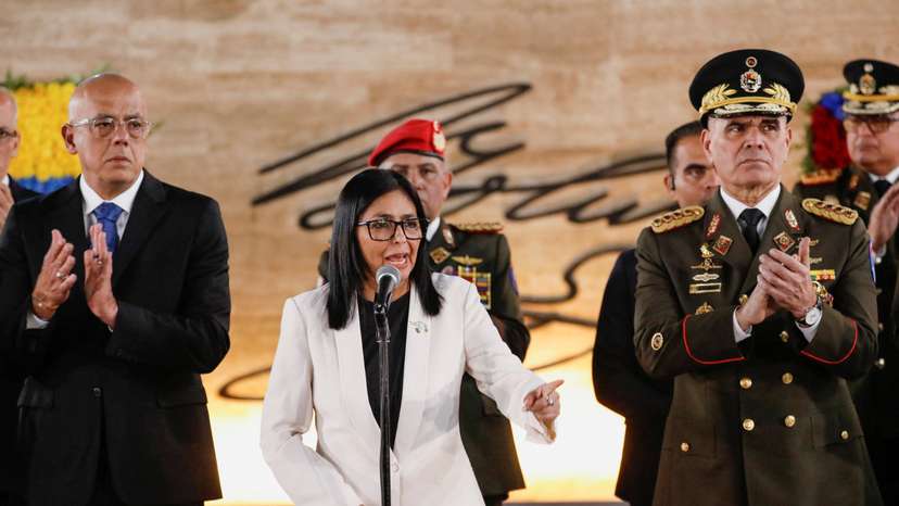 Ceremony, honouring Venezuelan and Cuban military and security personnel who died during a U.S. operation to capture Venezuela’s President Maduro and his wife, in Caracas