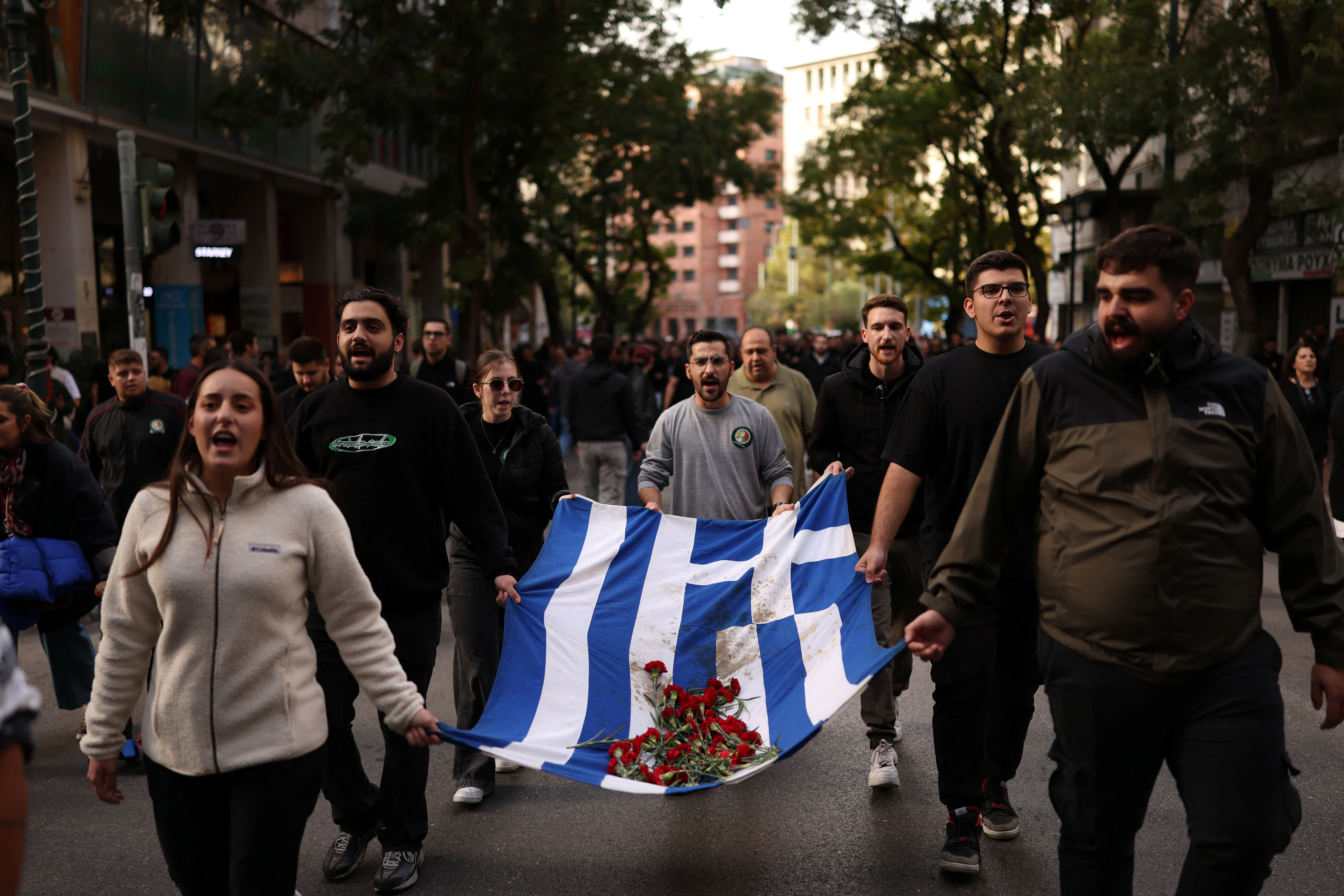 Greeks march to mark anniversary of 1973 student uprising against junta