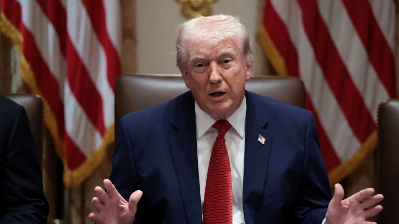 U.S. President Donald Trump holds a cabinet meeting at the White House in Washington