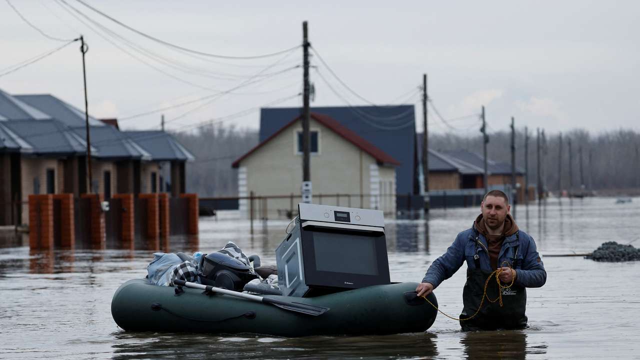 Flooding in Orenburg region