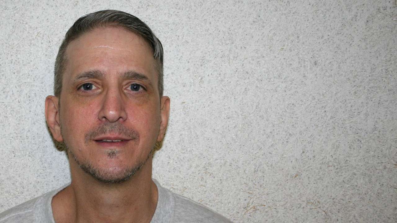 FILE PHOTO: Oklahoma death row inmate Richard Glossip poses for a photograph taken by his attorney in 2016