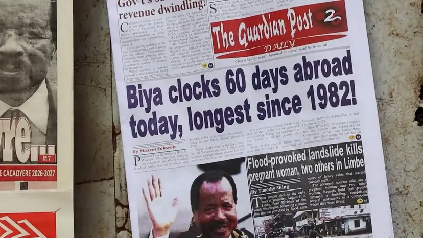 Biya's two-month absence raises questions