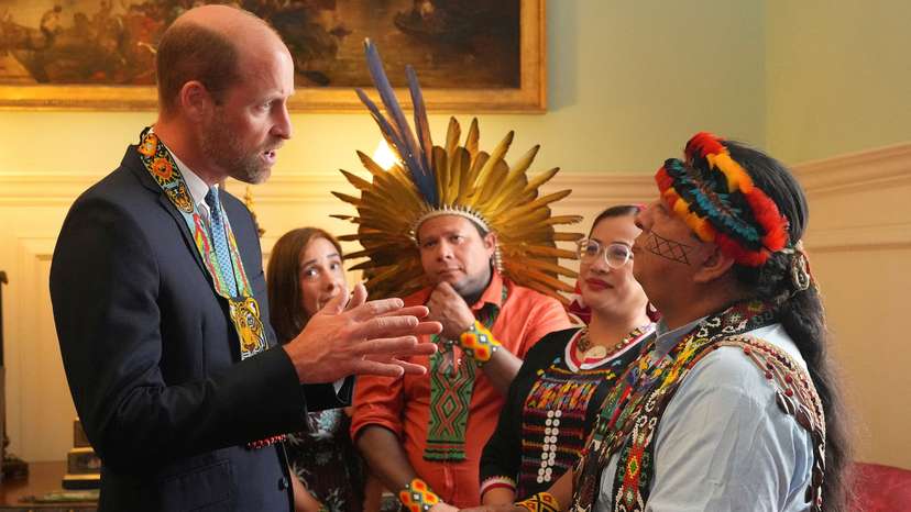 Prince William attends high-level roundtable at St James's Palace, in London
