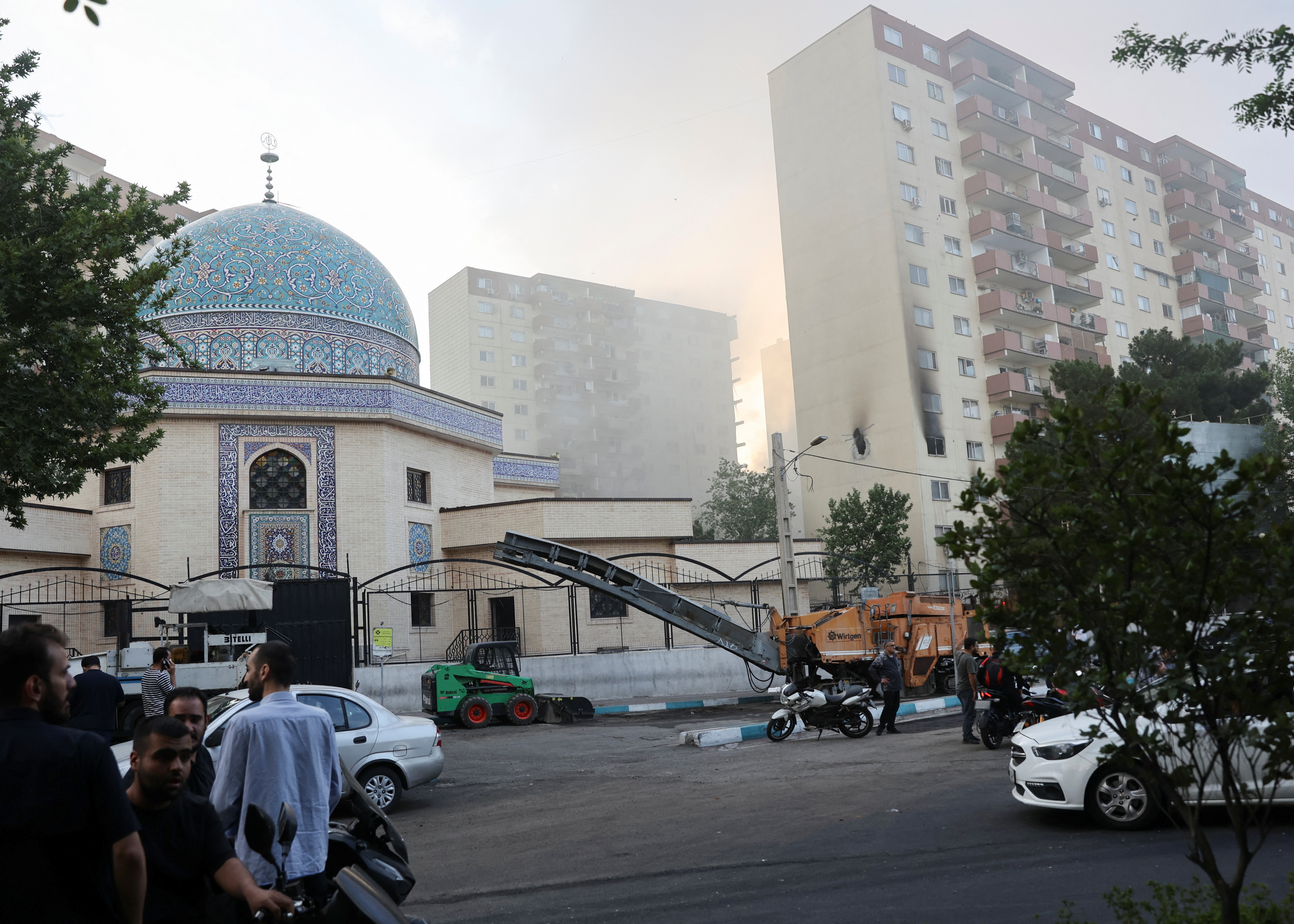 Aftermath of Israeli strikes, in Tehran