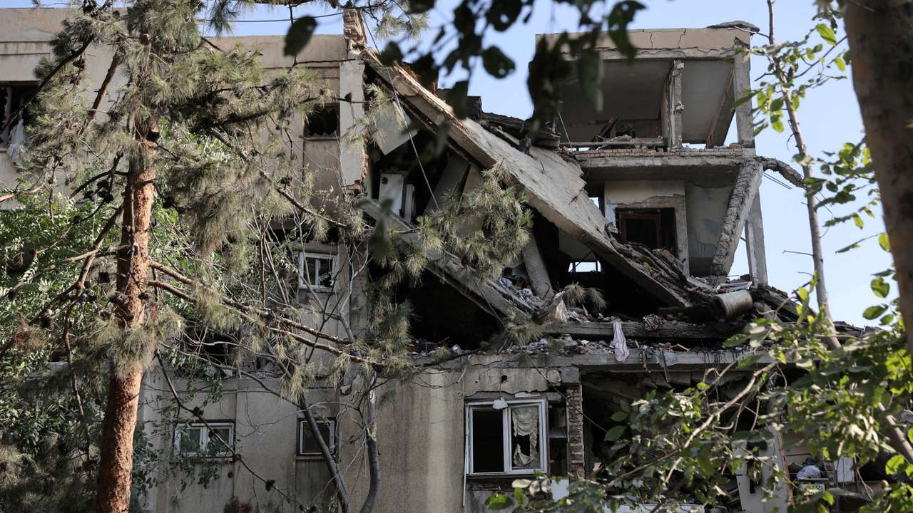 Aftermath of Israeli strikes in Tehran