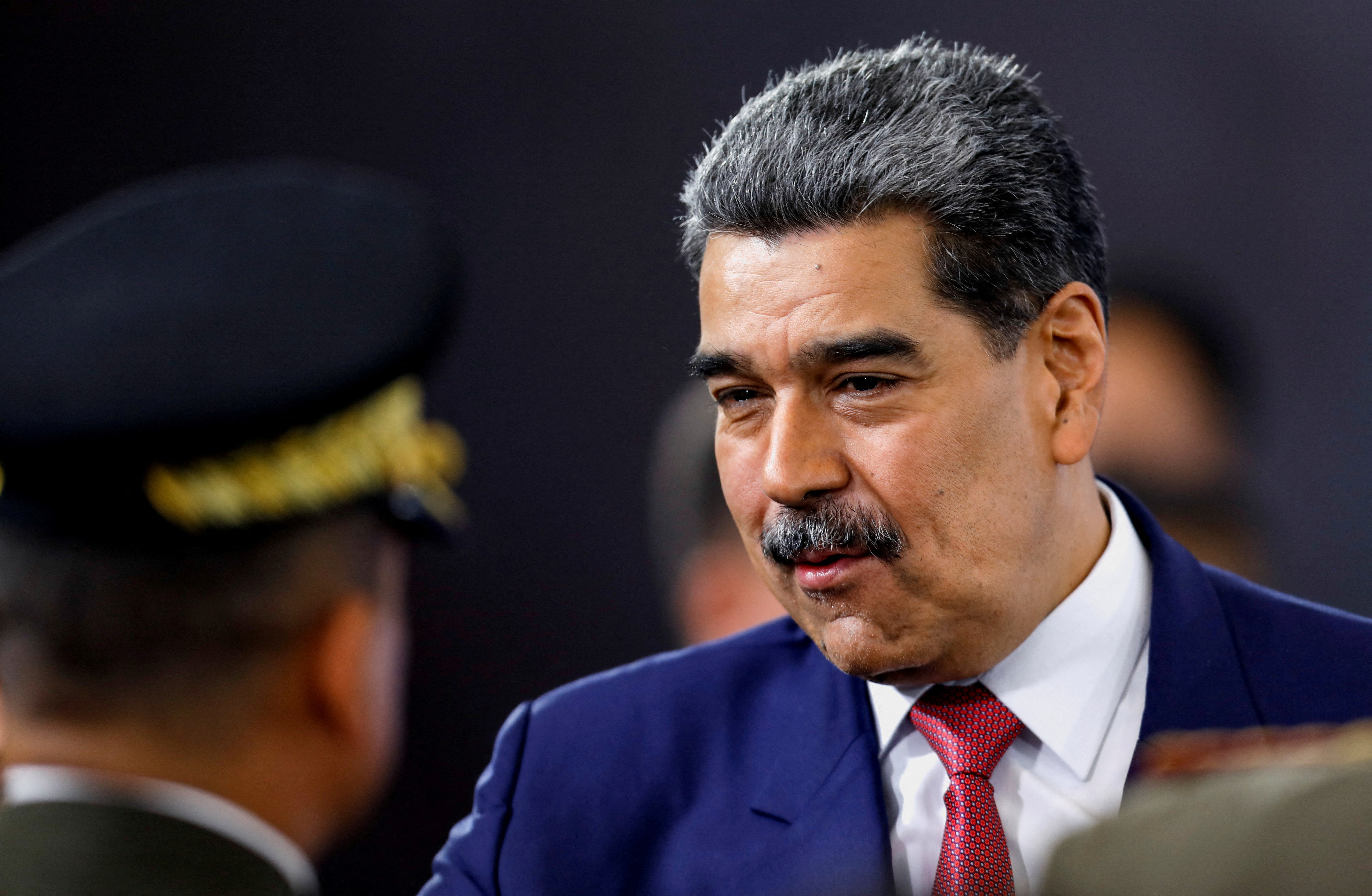FILE PHOTO: Venezuela's President Nicolas Maduro holds a press conference, in Caracas