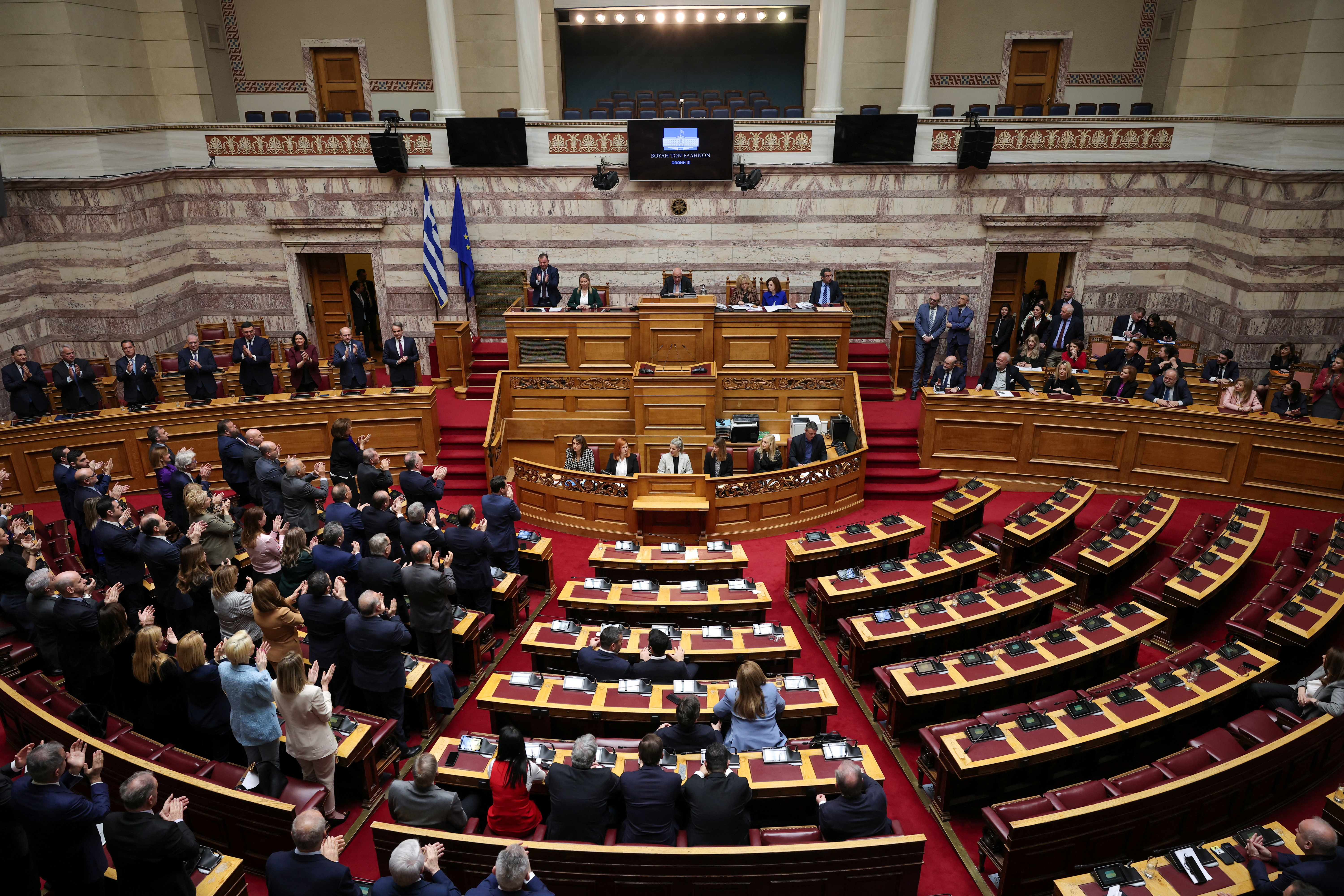 Greek parliament votes for Greek president