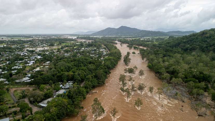 Aftermath of ex-tropical cyclone Jasper in Cairns