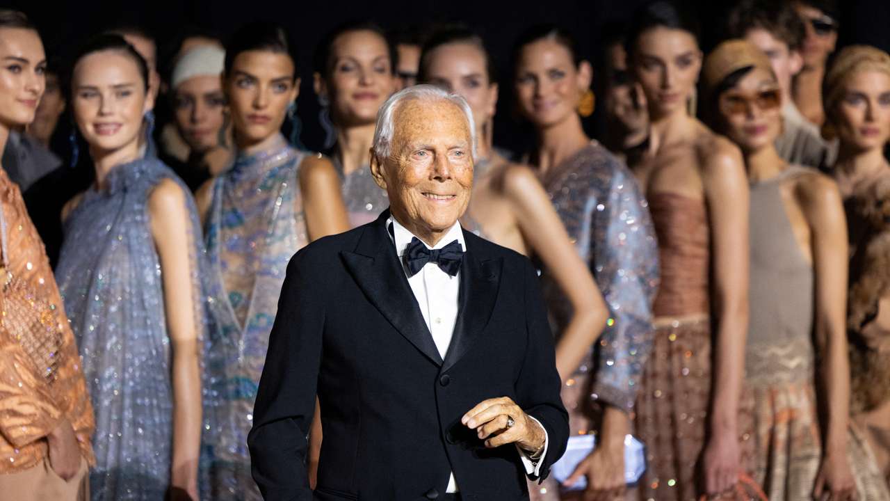 Giorgio Armani hosts runway show in New York