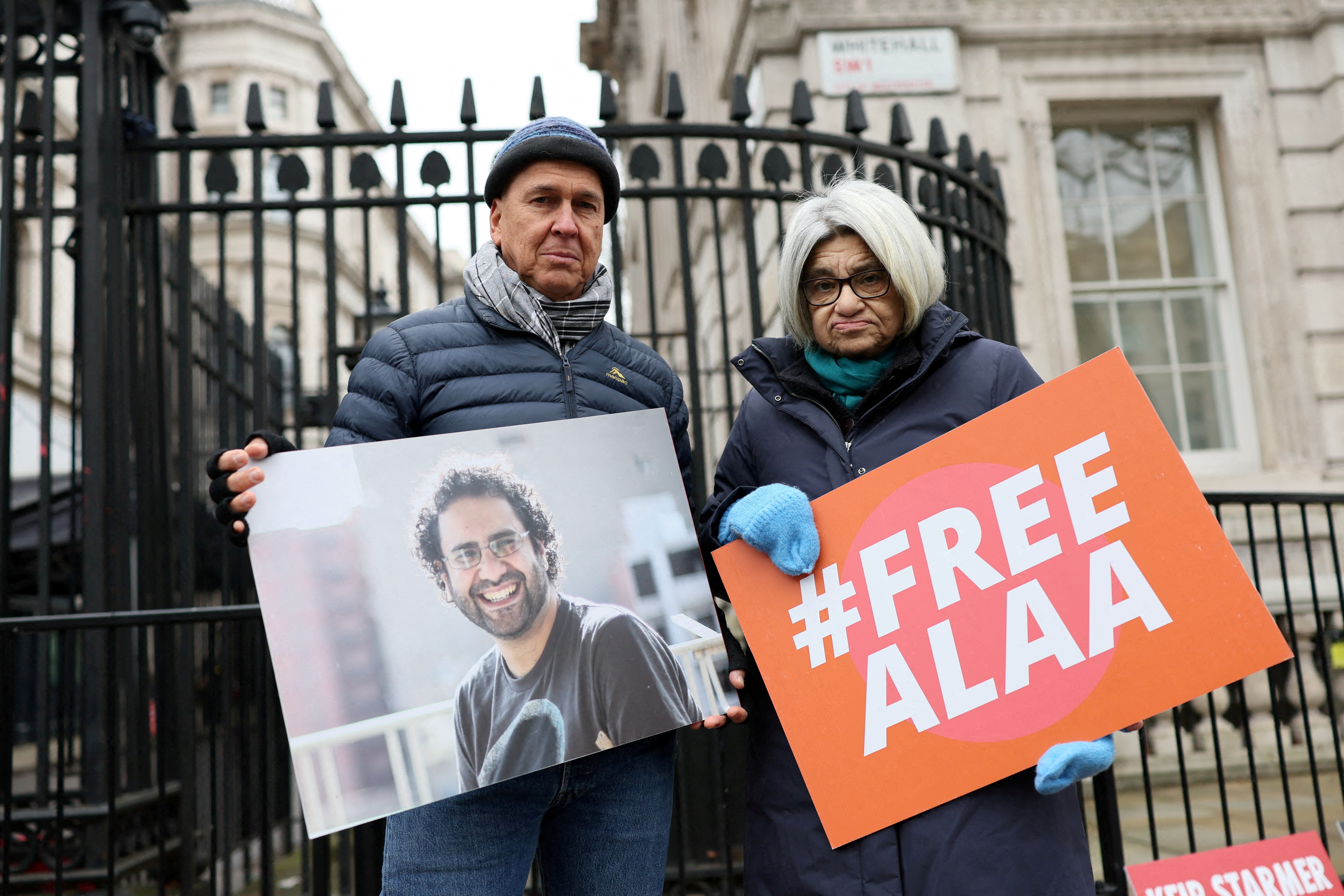 FILE PHOTO: Hunger strike for Alaa Abd el-Fattah