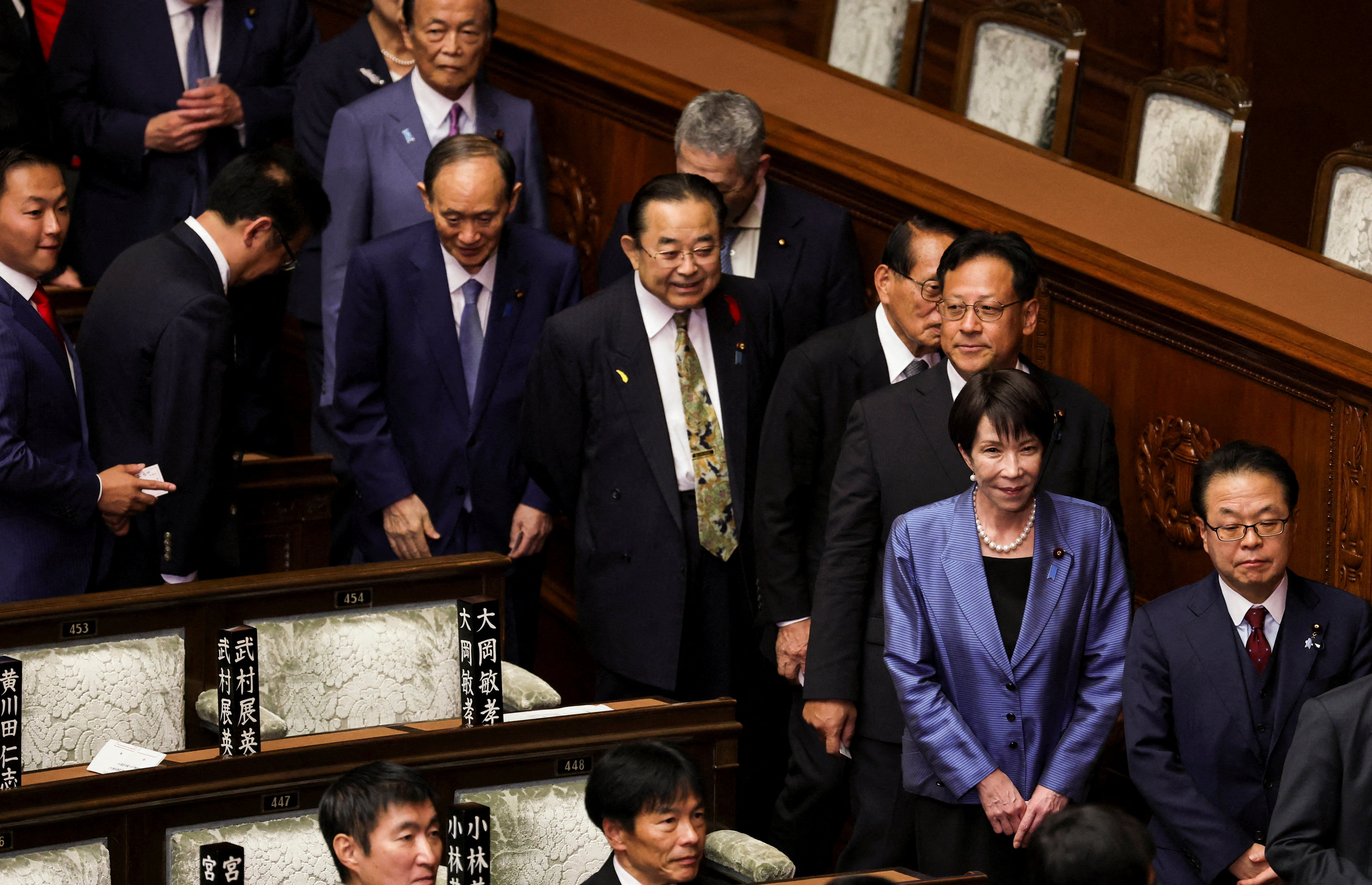 Japanese lawmakers vote to elect the new prime minister, in Tokyo