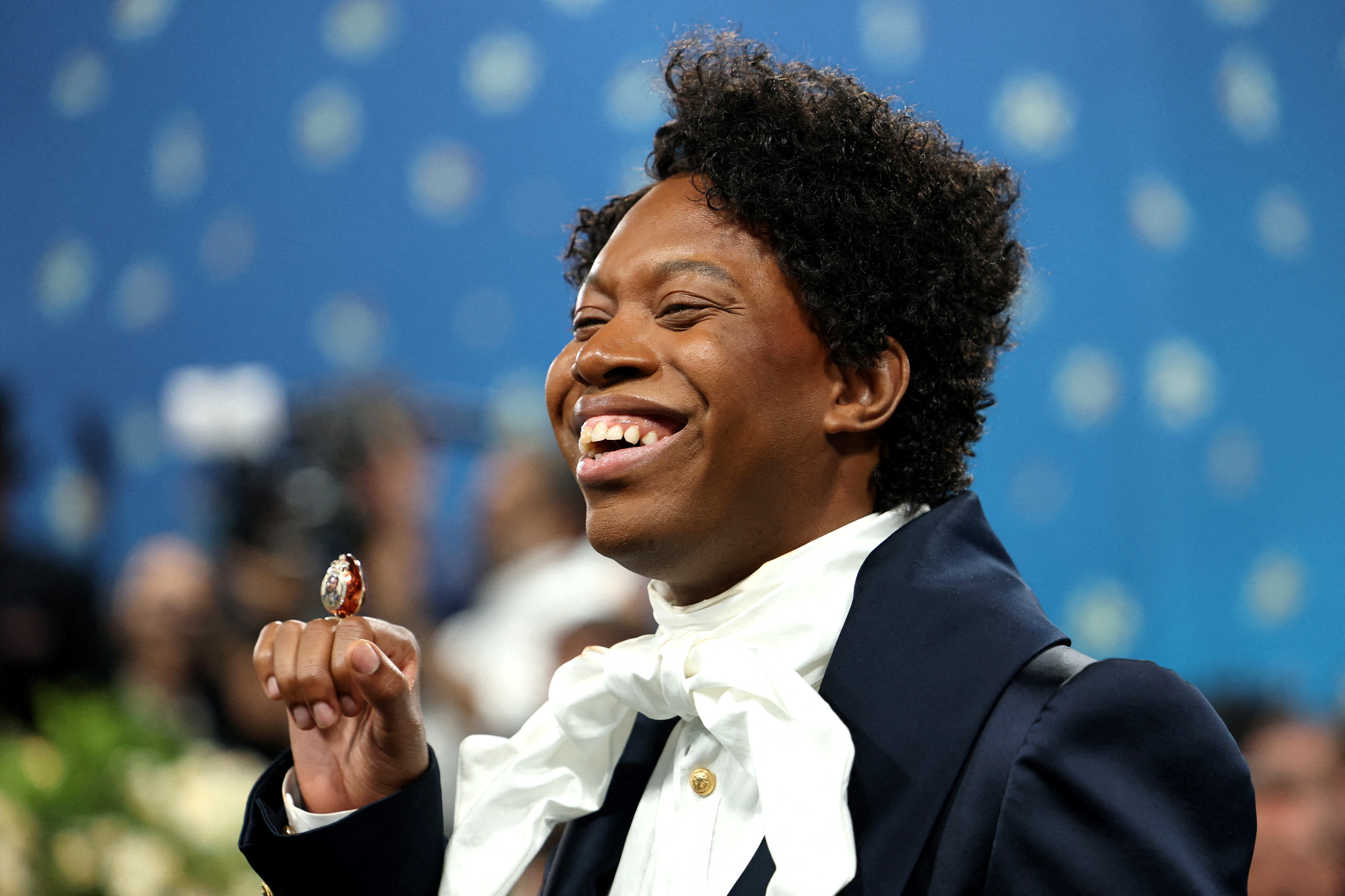 FILE PHOTO: Jeremy O. Harris at the Met Gala at the Metropolitan Museum of Art in New York City