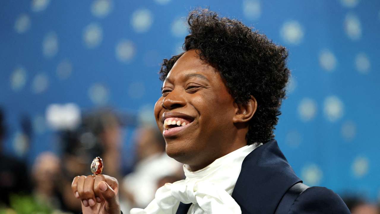 FILE PHOTO: Jeremy O. Harris at the Met Gala at the Metropolitan Museum of Art in New York City