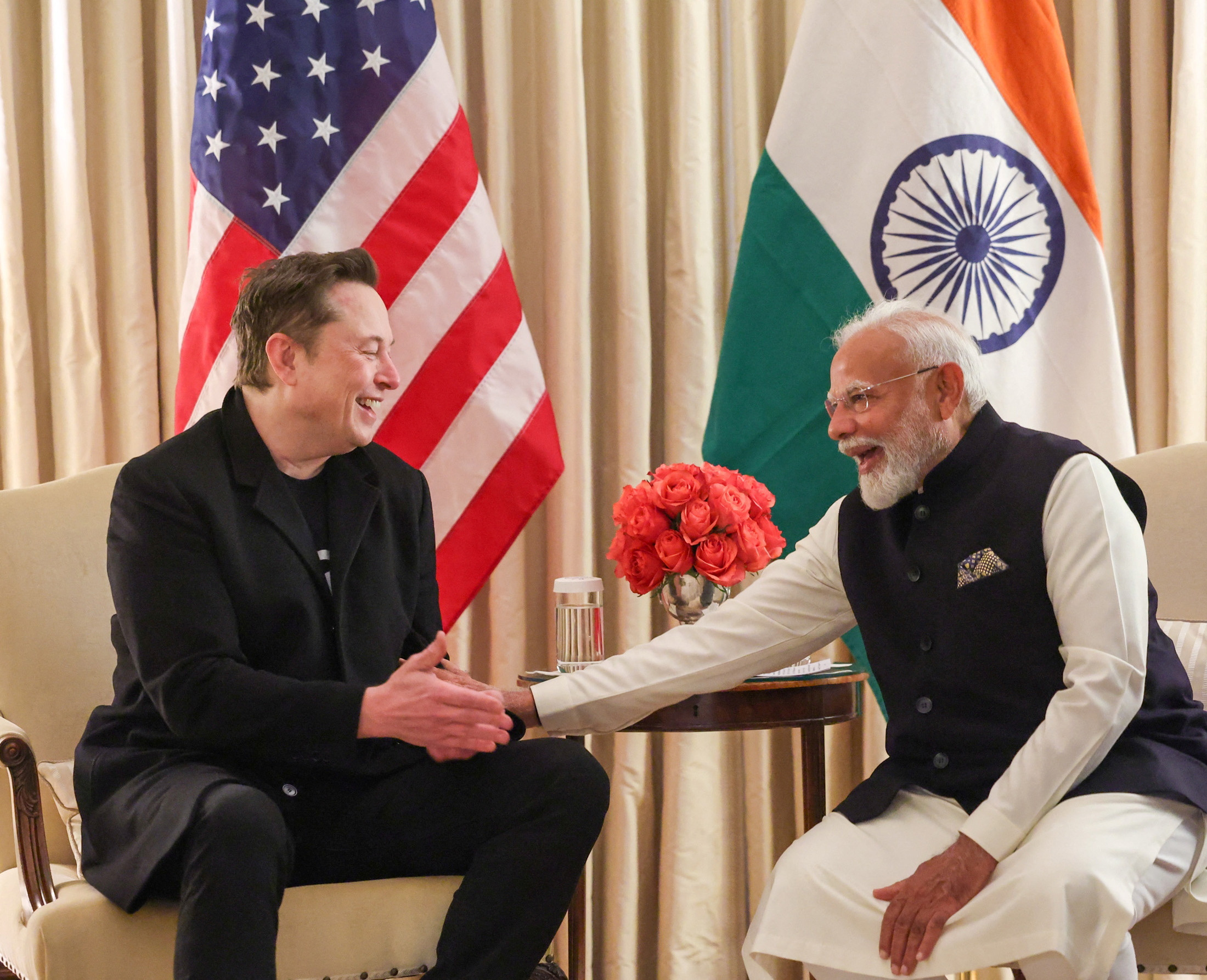 PM Modi meets Elon Musk in Washington