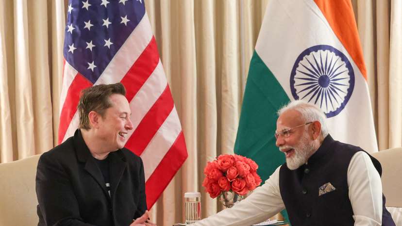 PM Modi meets Elon Musk in Washington
