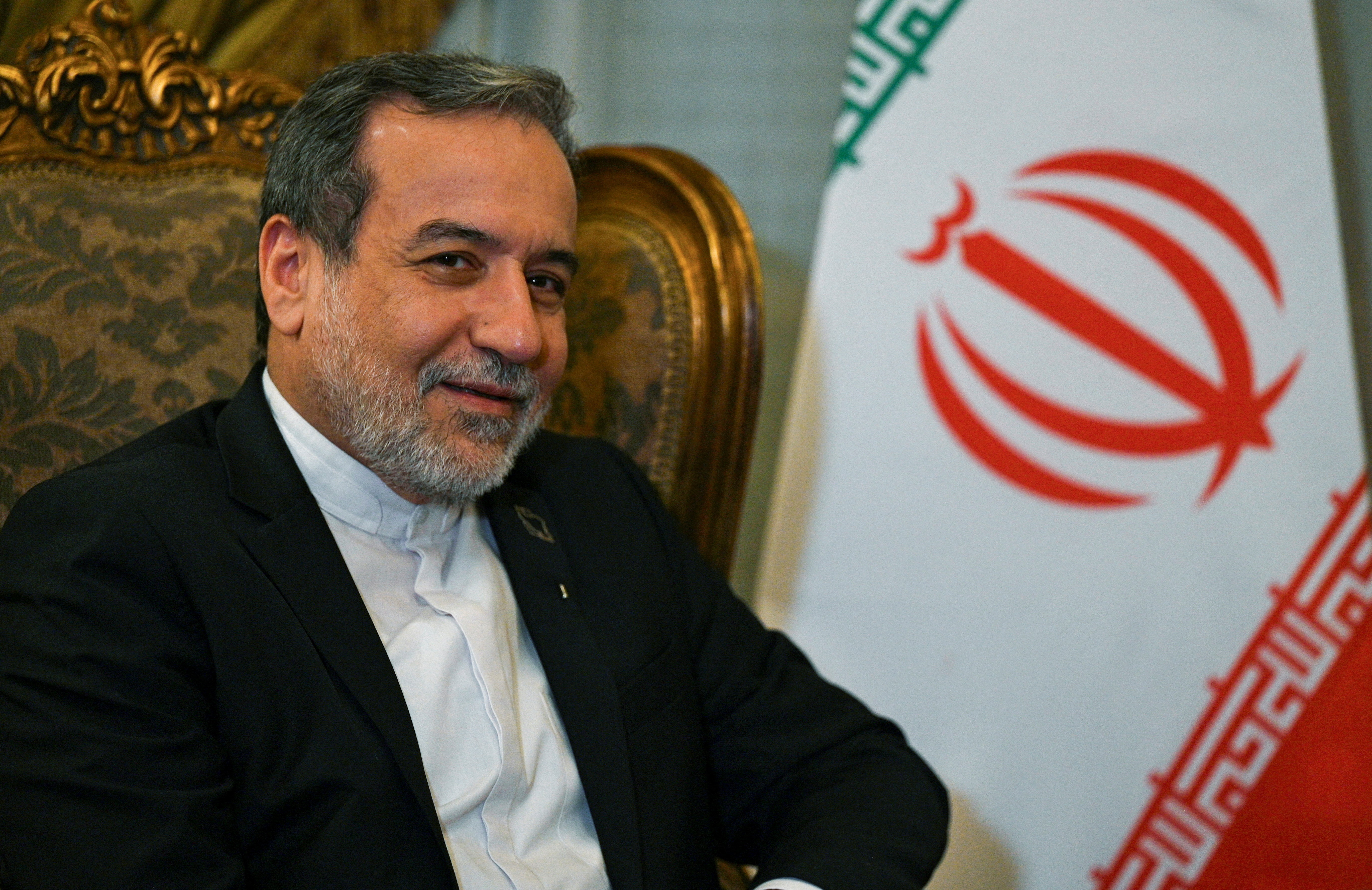 Egyptian FM Badr Abdelatty meets Iranian counterpart Abbas Araghchi, in Cairo