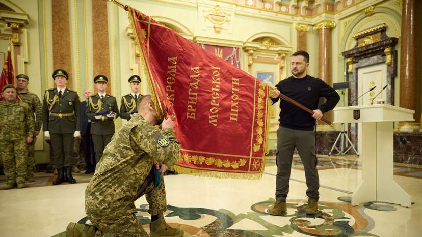 Ukraine's President Zelenskiy marks the Ukrainian Armed Forces Day in Kyiv