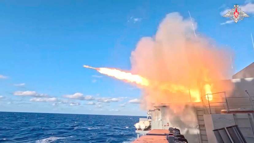 FILE PHOTO: Russian and Chinese warships conduct joint drills in Pacific Ocean