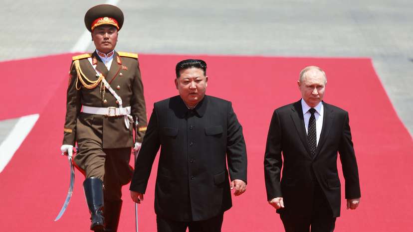 Russian President Putin visits North Korea