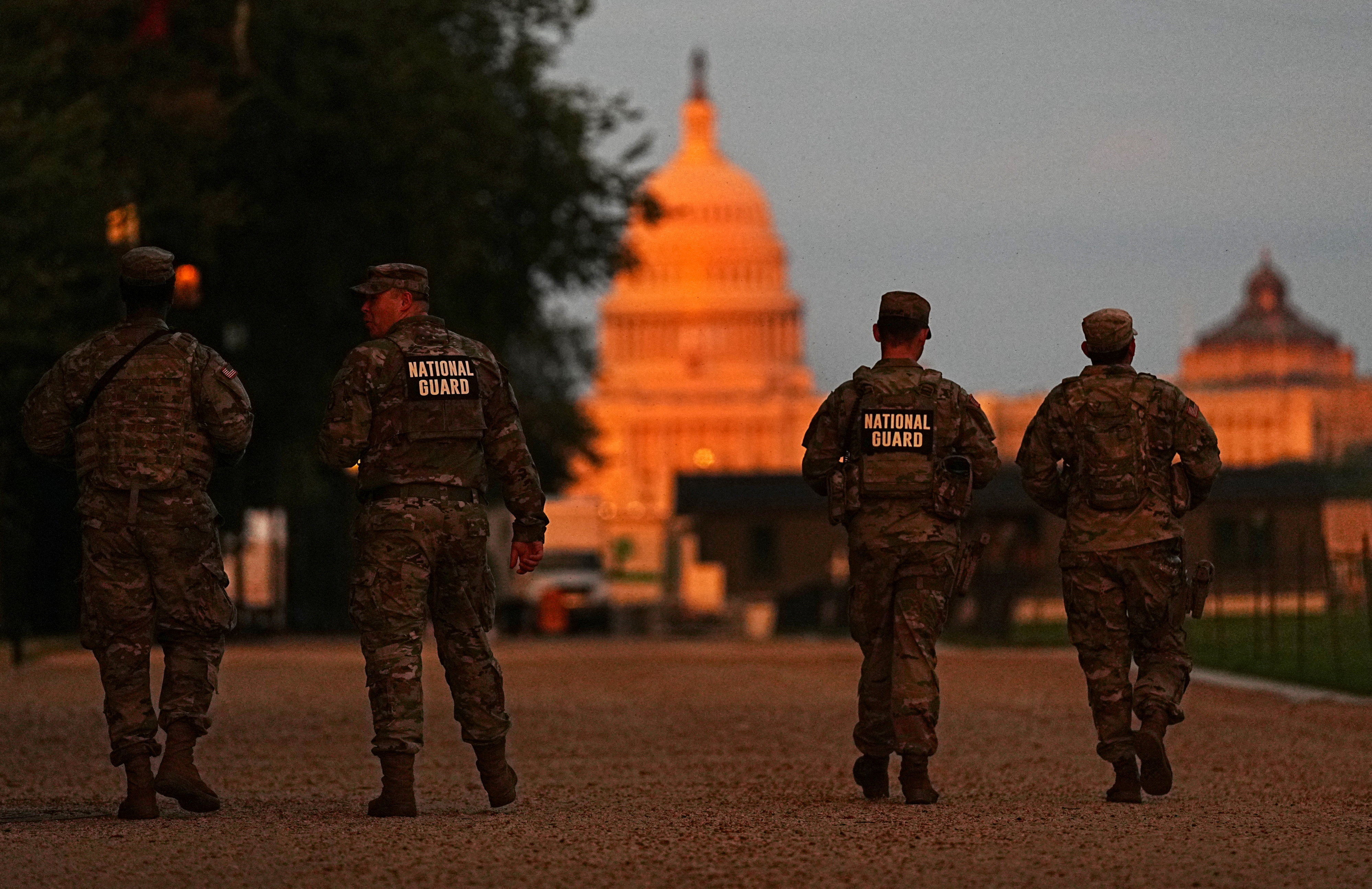 Federal law enforcement and National Guard in Washington