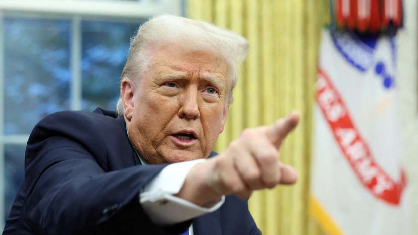 FILE PHOTO: U.S. President Donald Trump at the Oval Office
