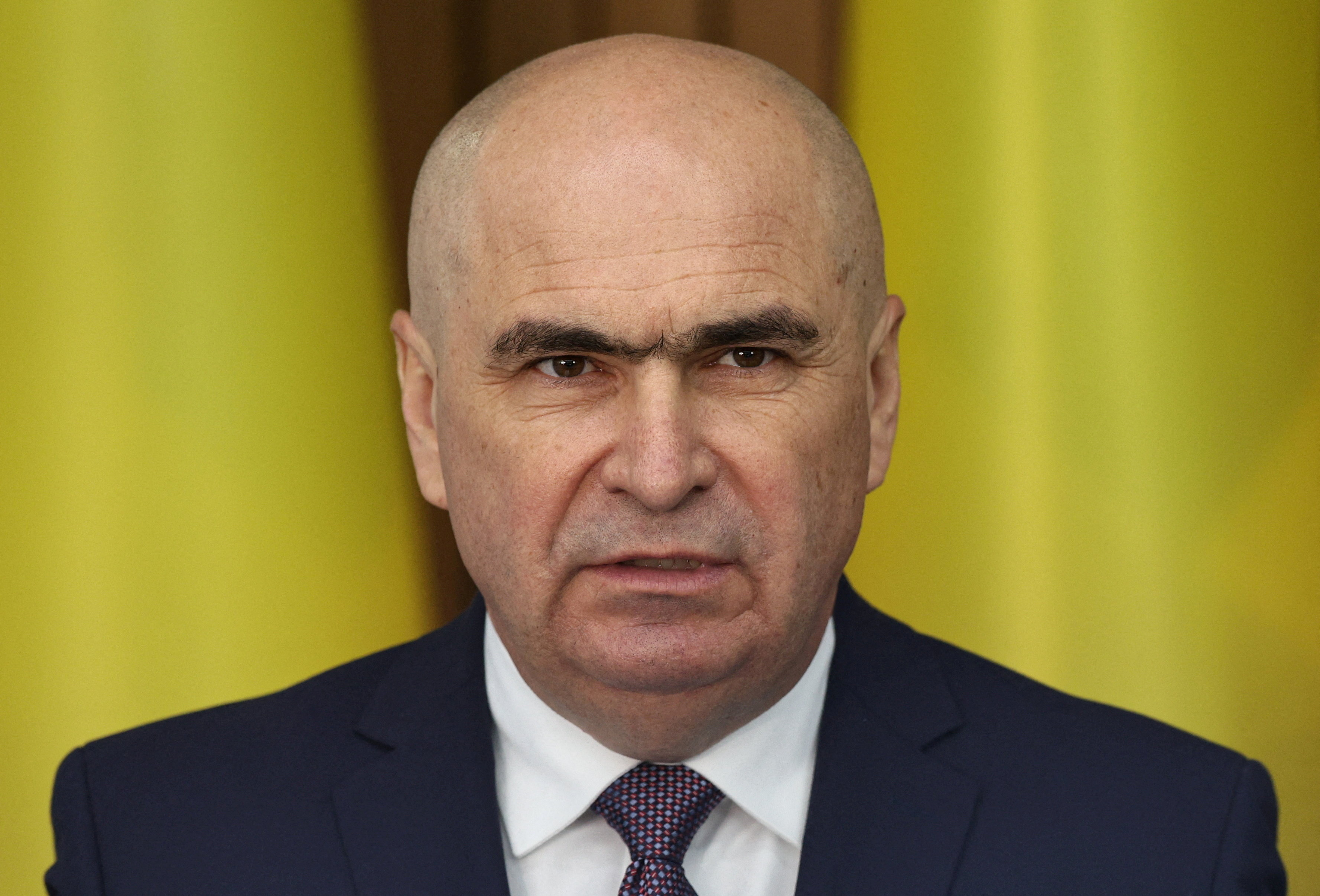 FILE PHOTO: Moldovan Prime Minister Recean and Romanian Prime Minister Bolojan meet in Chisinau