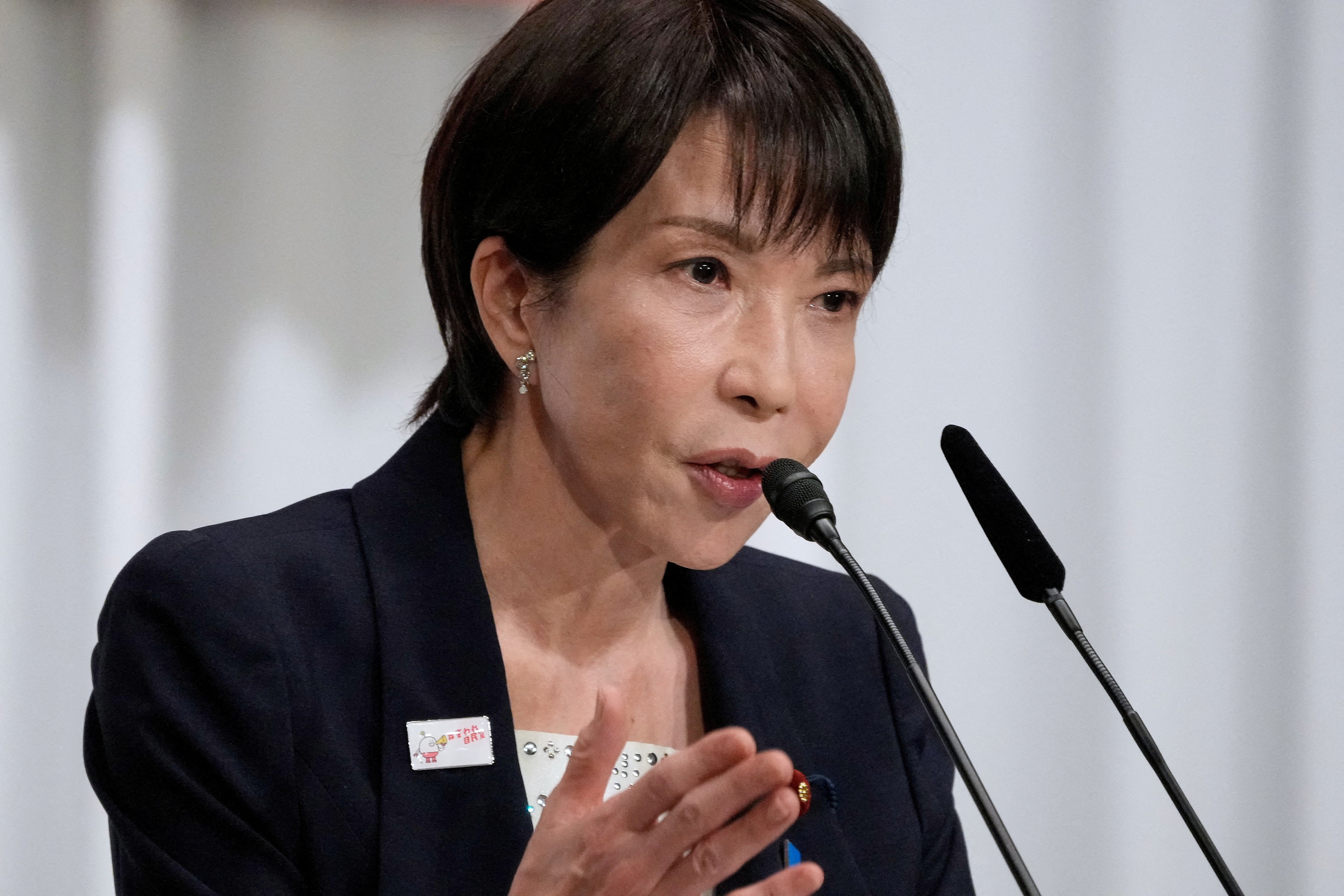 Liberal Democratic Party (LDP) presidential election candidates joint press conference, in Tokyo