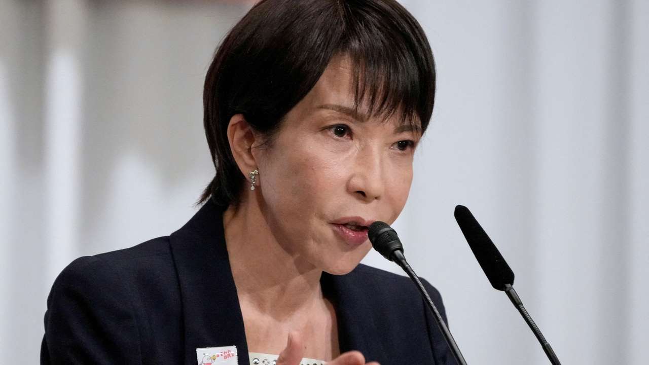Liberal Democratic Party (LDP) presidential election candidates joint press conference, in Tokyo