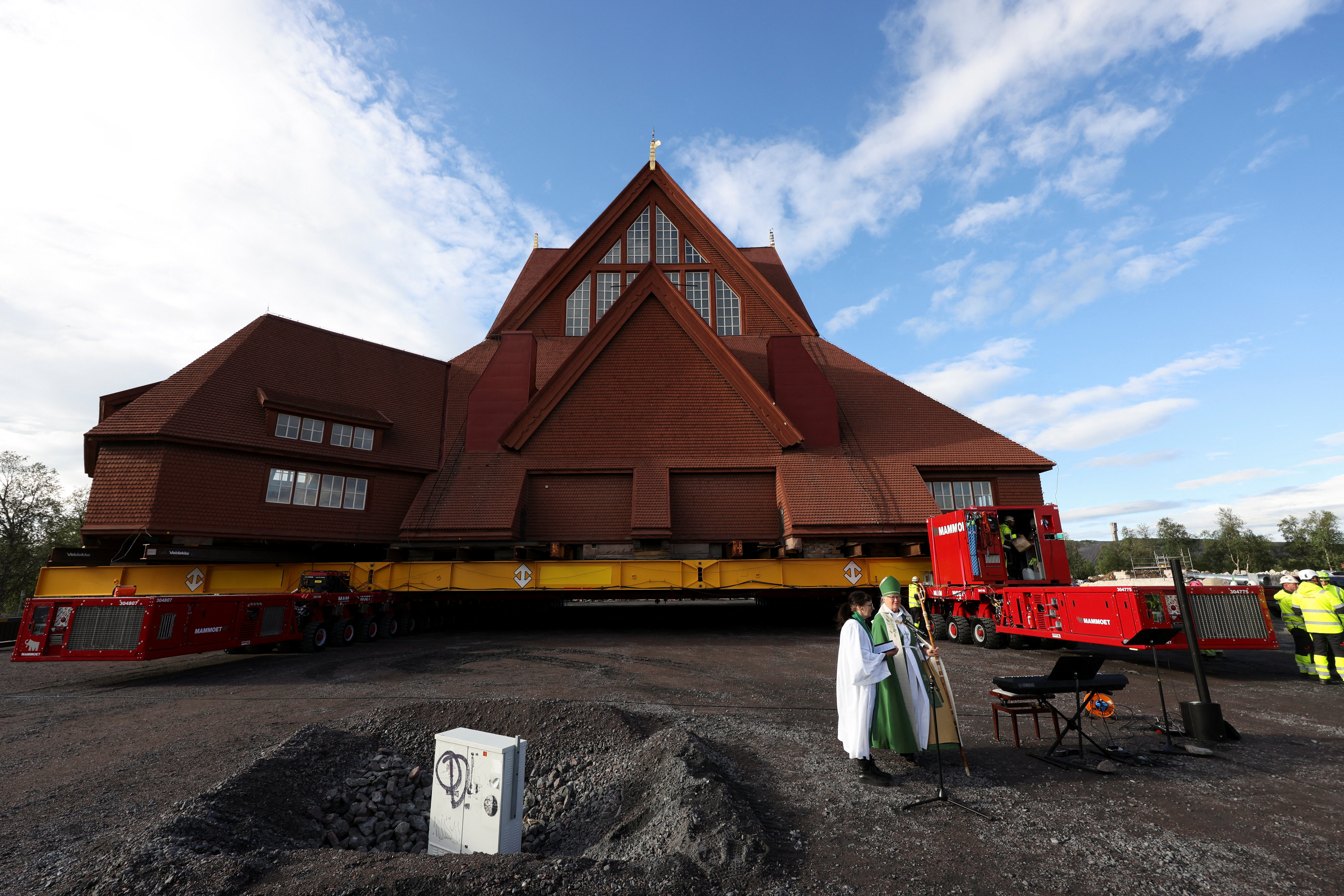 Relocation of the Kiruna's historic wooden church