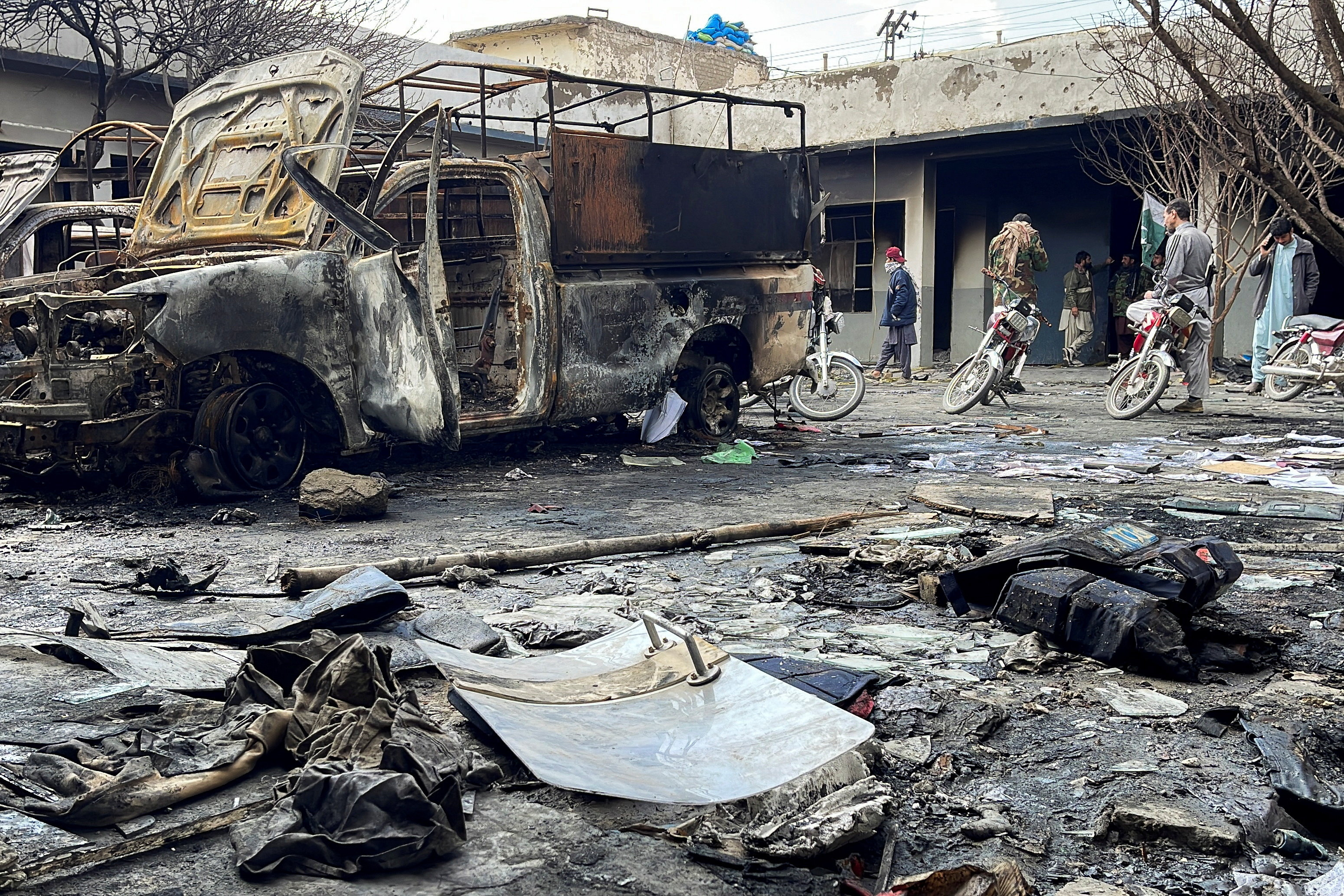 Aftermath of millitant attacks, in Quetta