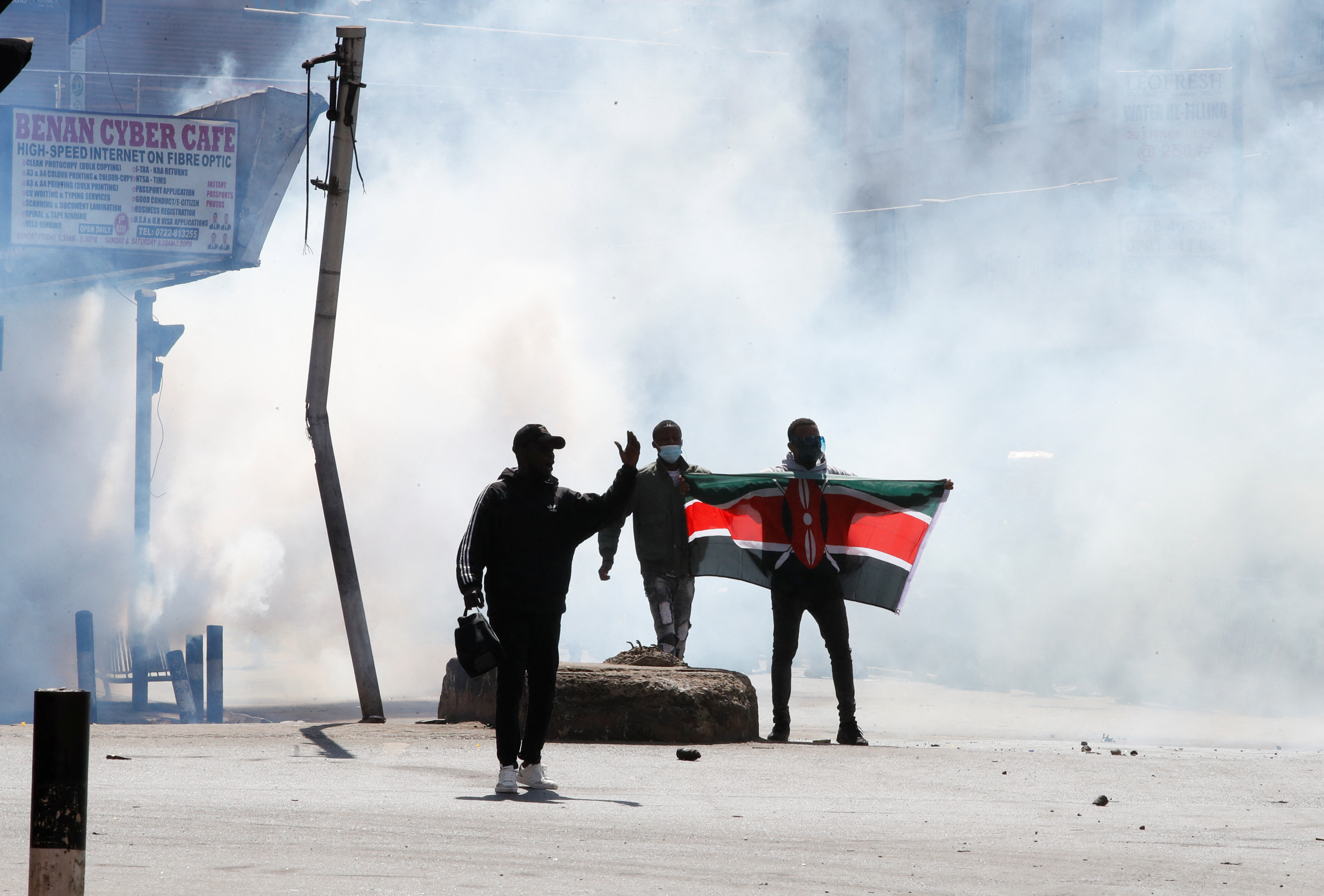 Demonstration against Kenya's proposed finance bill 2024/2025 in Nairobi