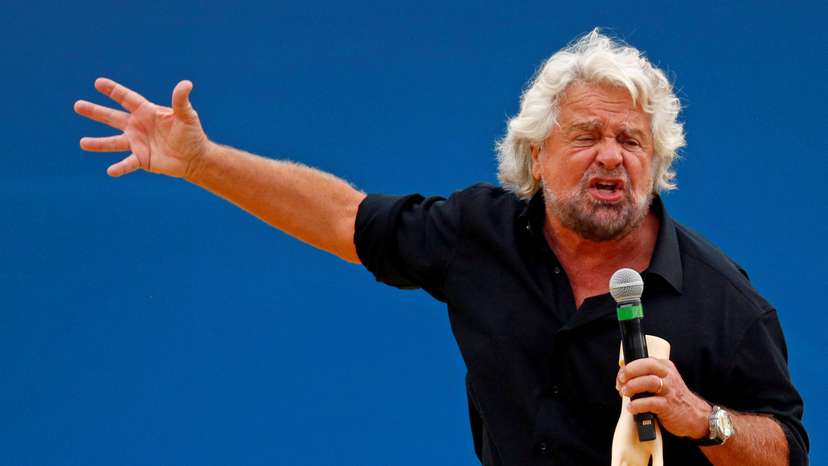 FILE PHOTO: Italy's 5-Star Movement rally in Rome