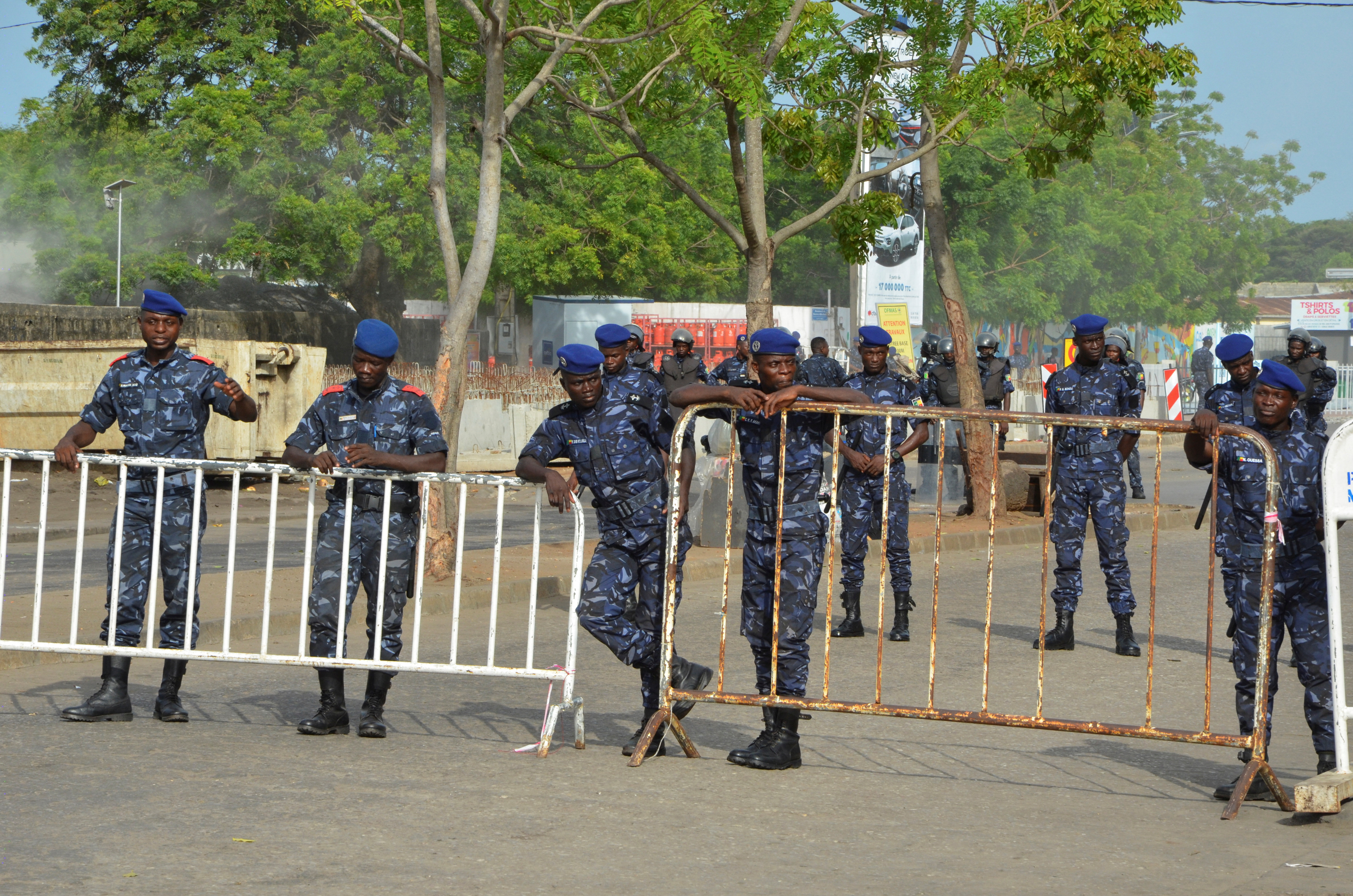 Beninese protest to demand better wages and working conditions in Cotonou