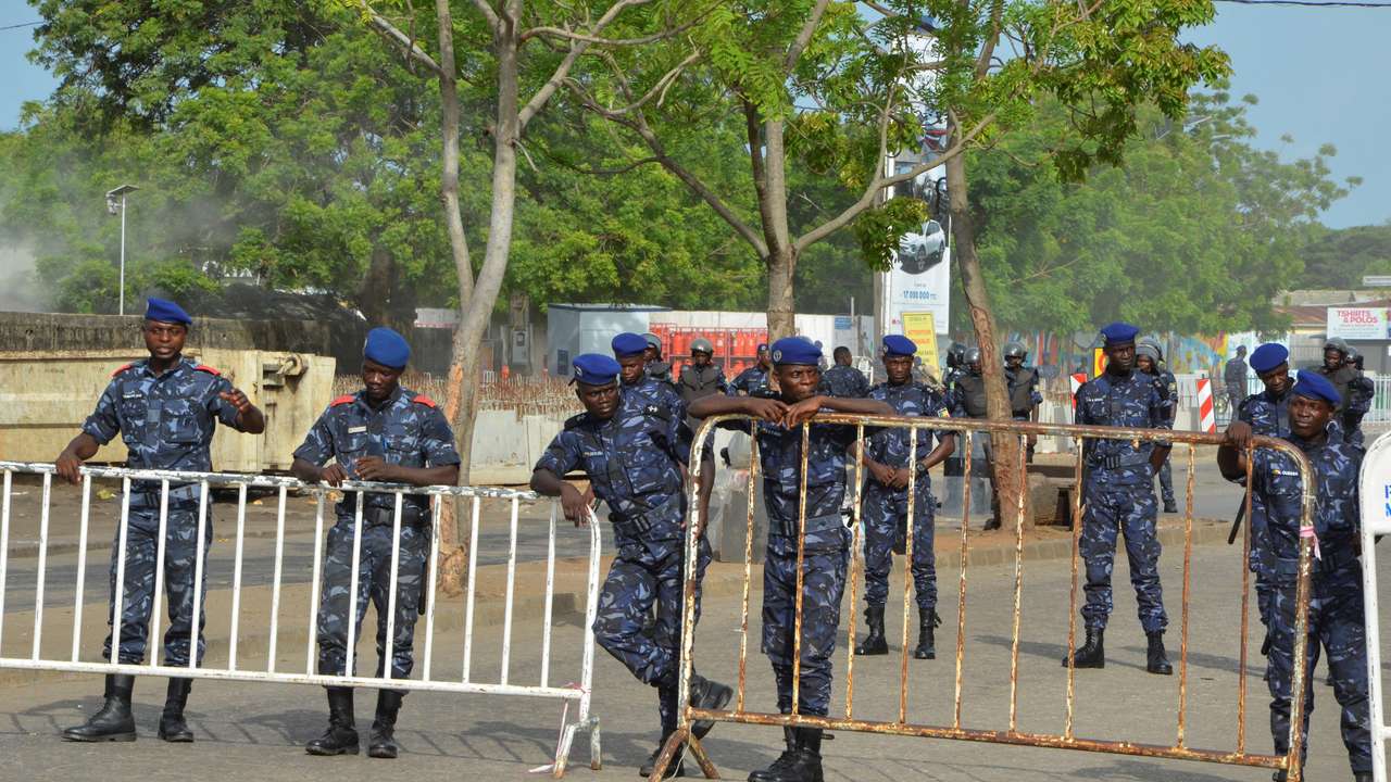 Beninese protest to demand better wages and working conditions in Cotonou
