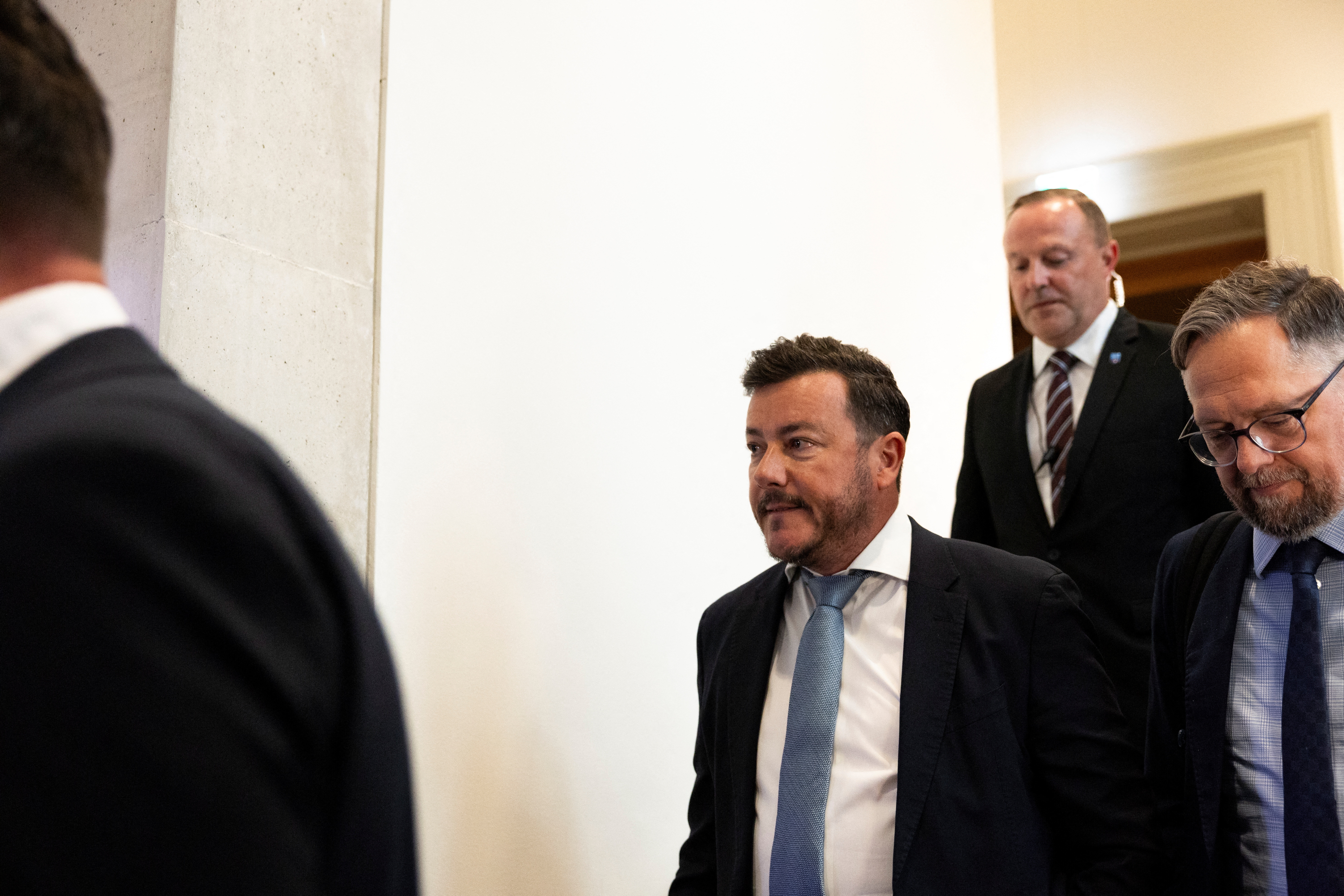 Fallen Austrian property tycoon Rene Benko appears before a parliamentary commission