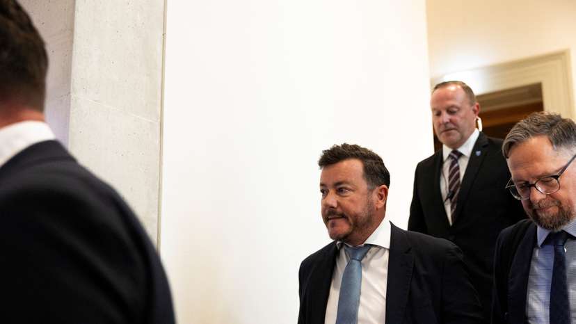 Fallen Austrian property tycoon Rene Benko appears before a parliamentary commission