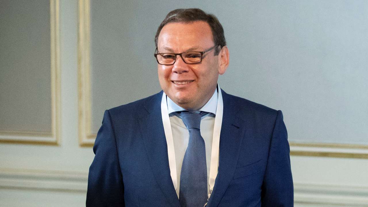 Russian businessman, co-founder of Alfa-Group Mikhail Fridman attends a conference of the Israeli foundation Keren Hayesod in Moscow