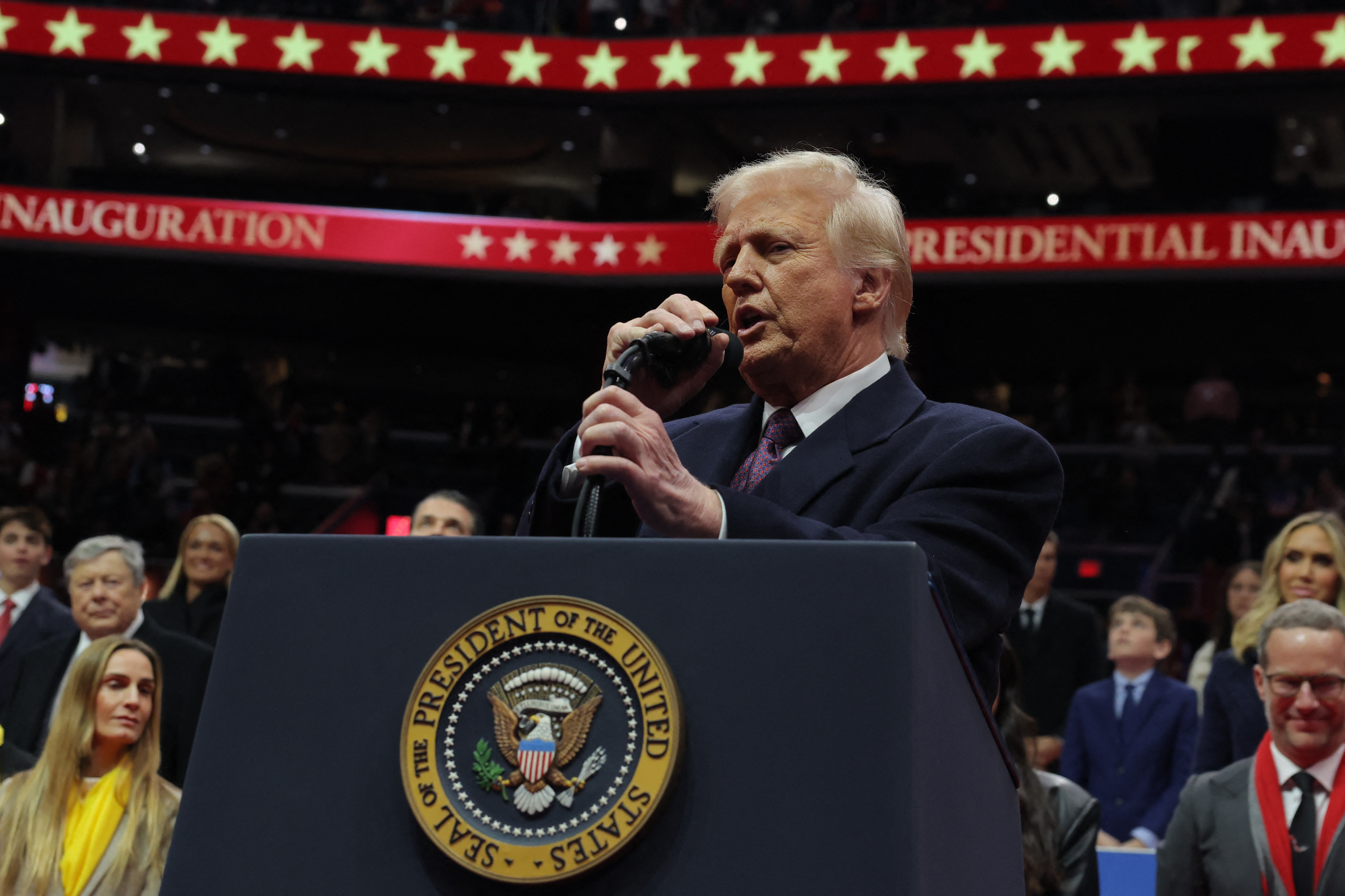 Inauguration ceremony for Trump's second presidential term