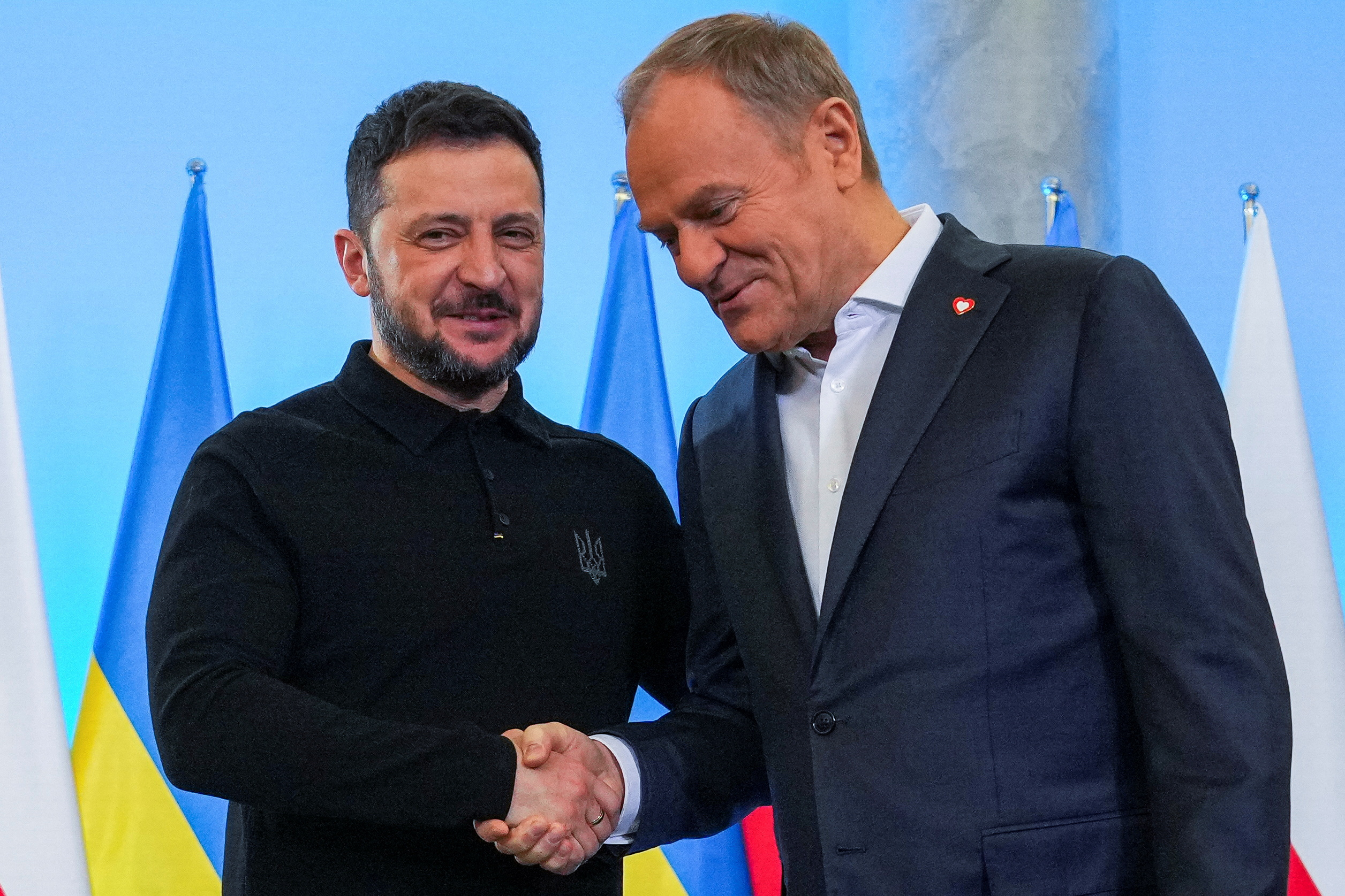 Ukraine's President Zelenskiy visits Poland