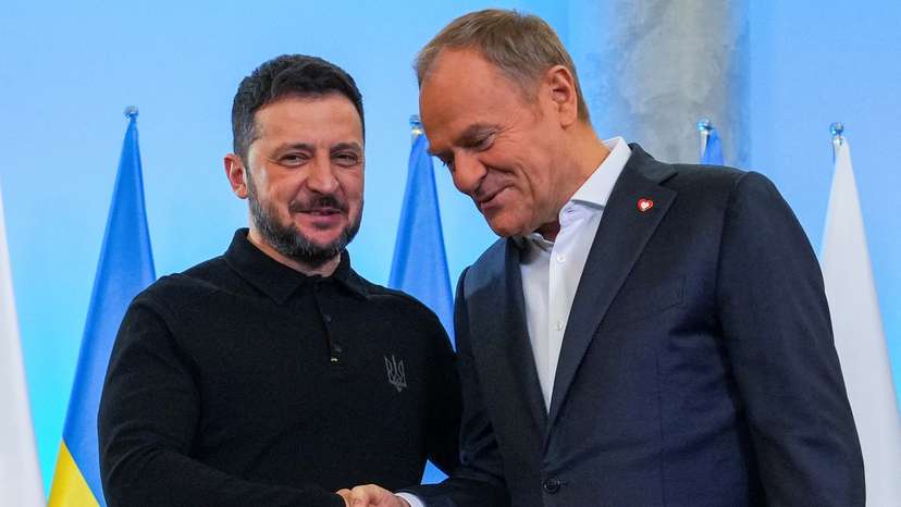 Ukraine's President Zelenskiy visits Poland