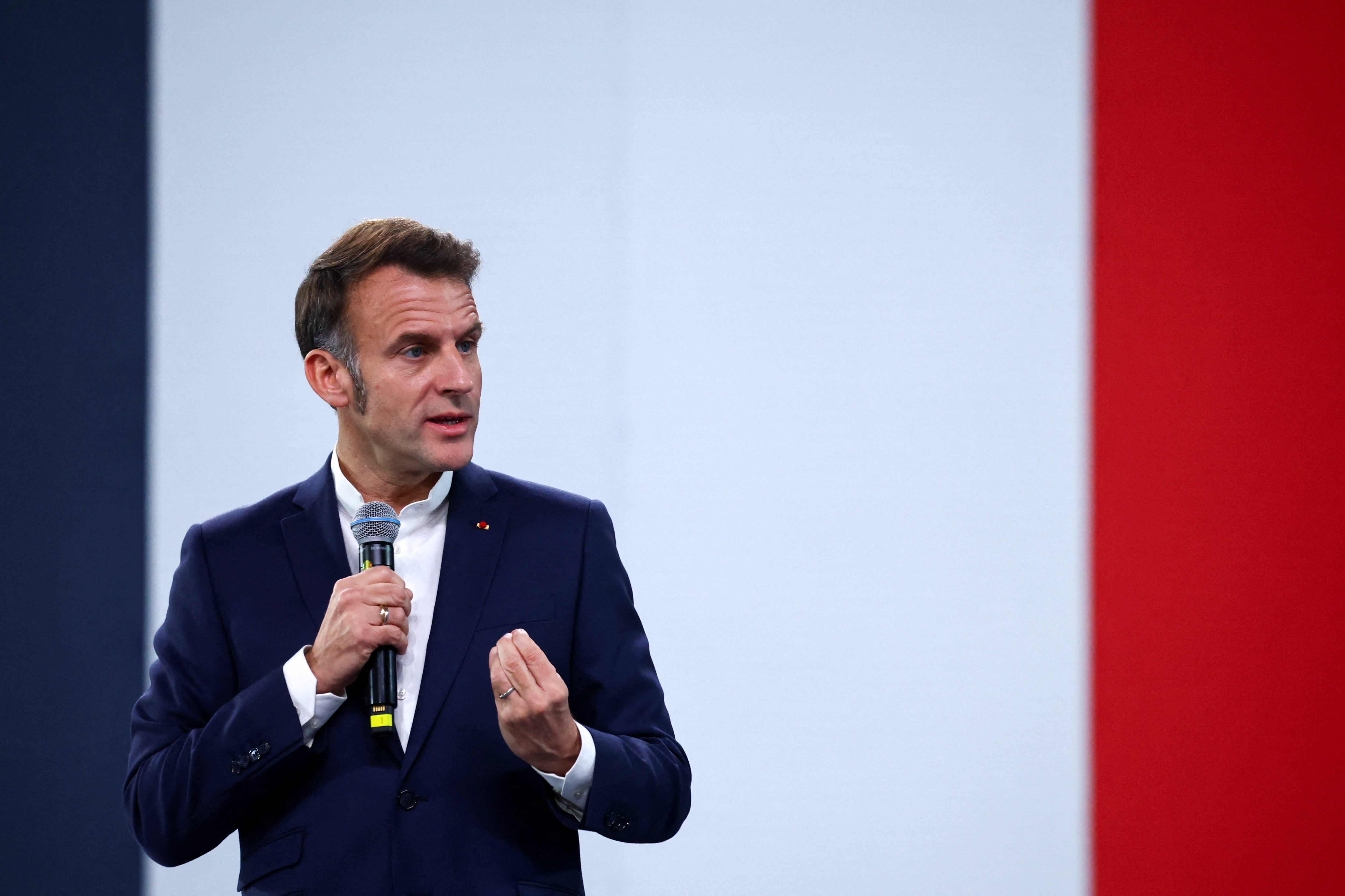 French President Macron visits China