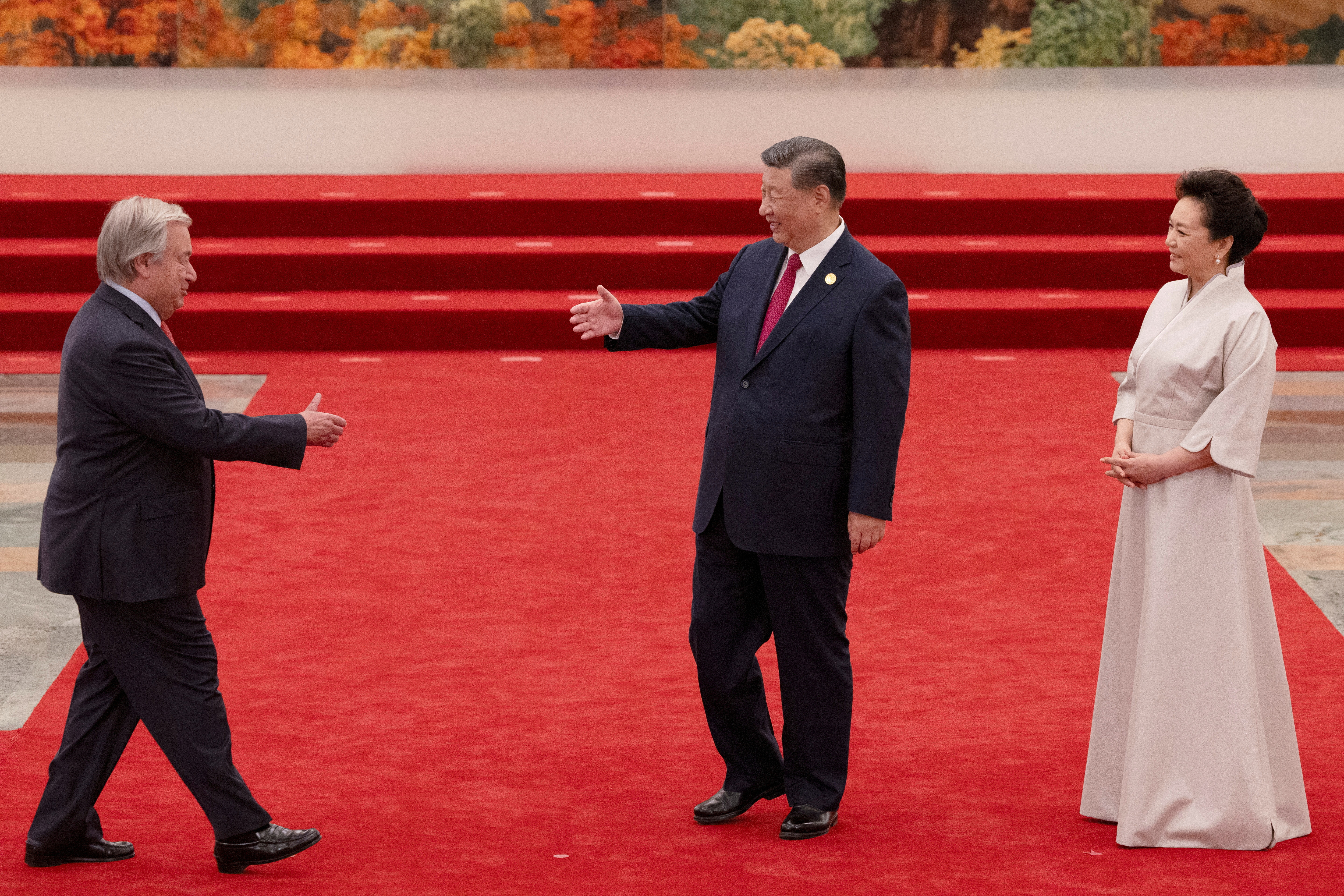 FILE PHOTO: China's Xi to host Putin, UN's Guterres at regional summit