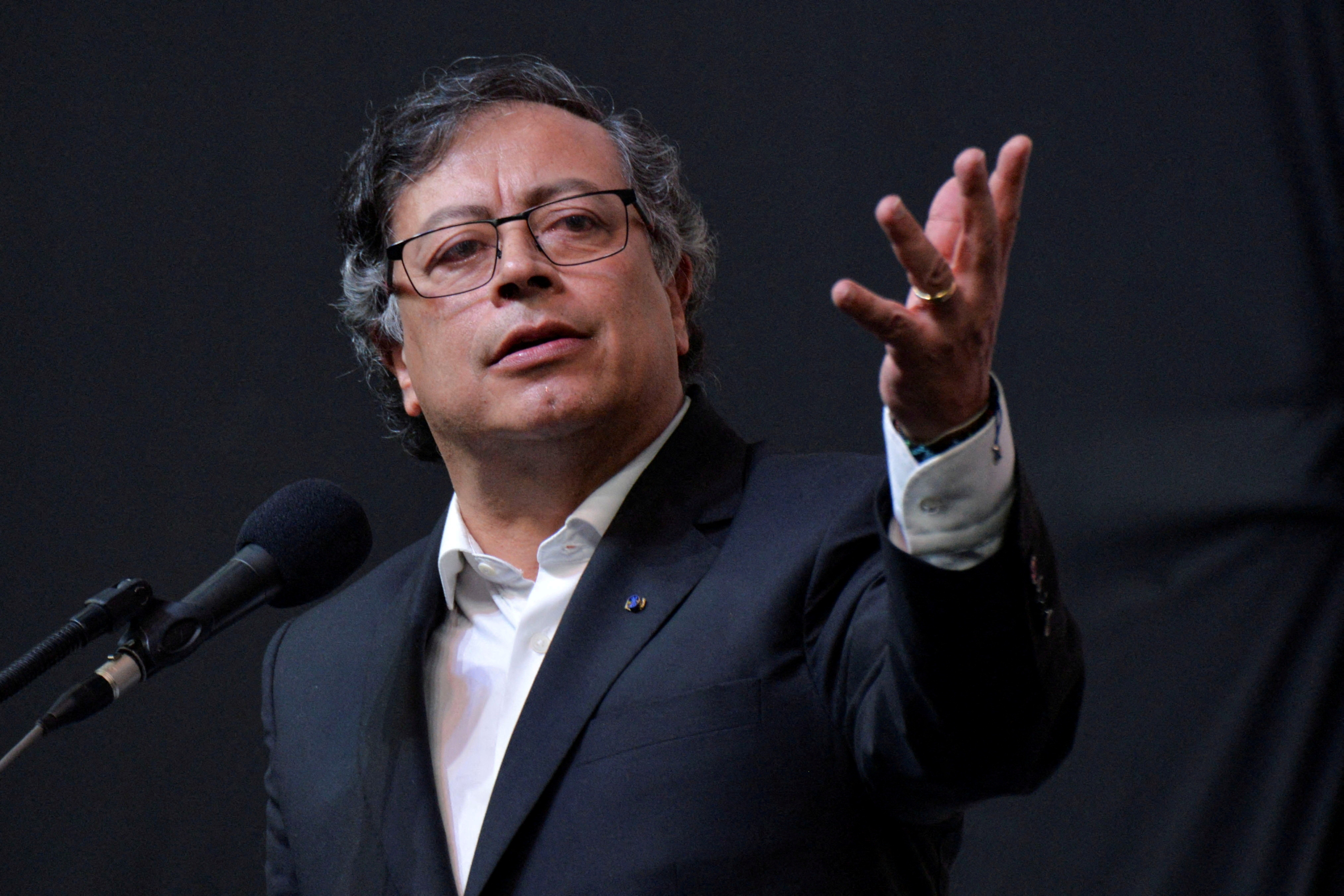 FILE PHOTO: Colombian President Gustavo Petro
