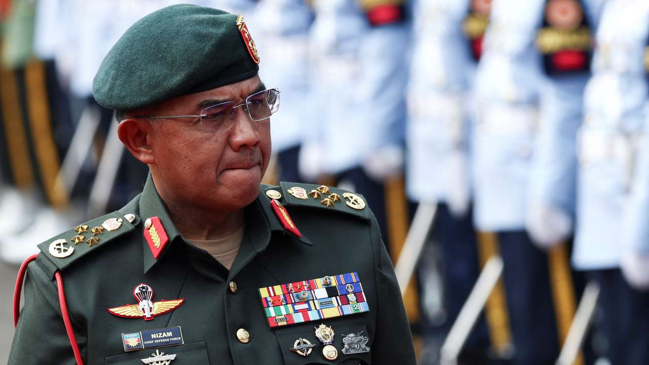 Malaysian Chief of Defence Force General Mohd Nizam Jaffar in Jakarta