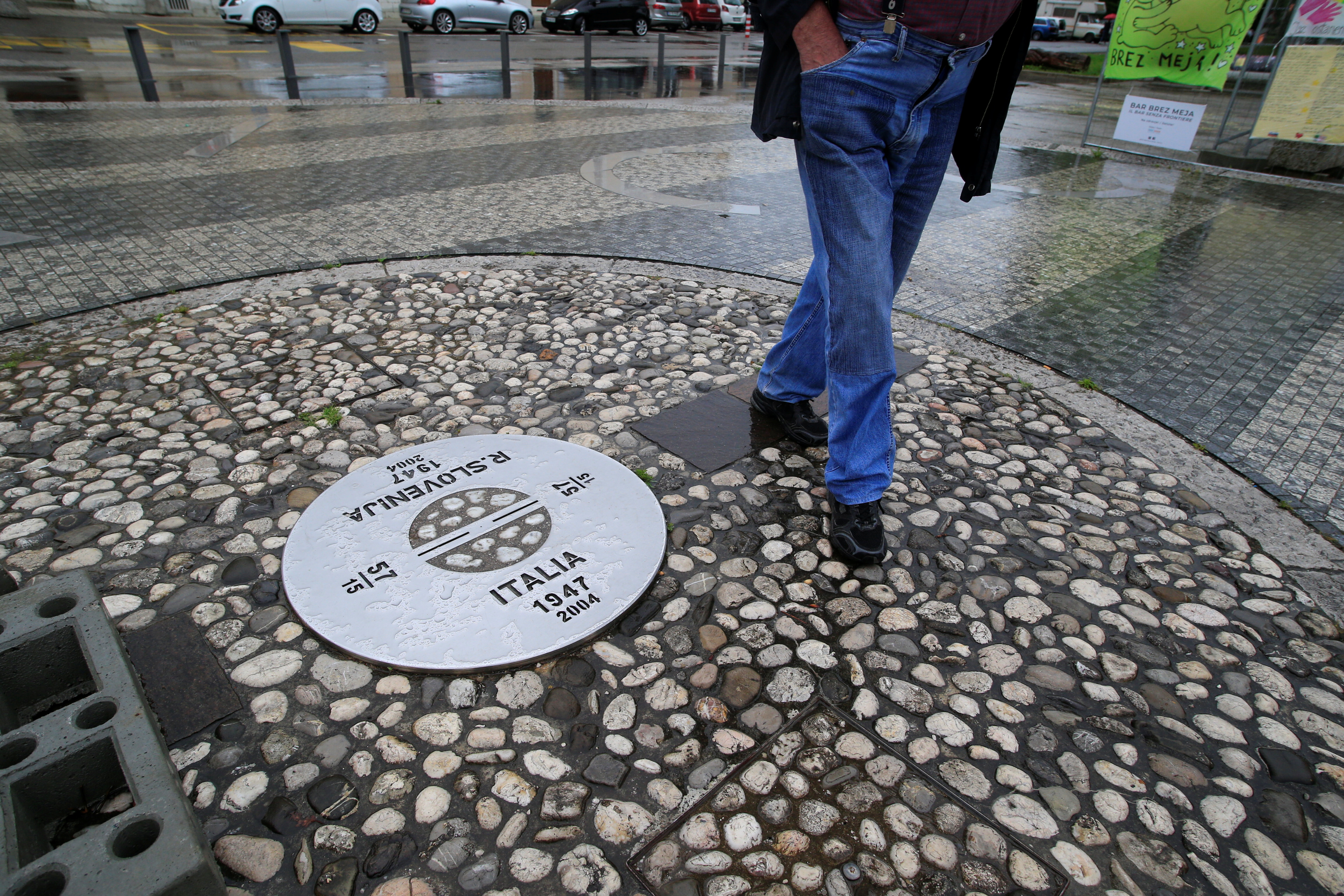 Border opening between Slovenia and Italy in Nova Gorica